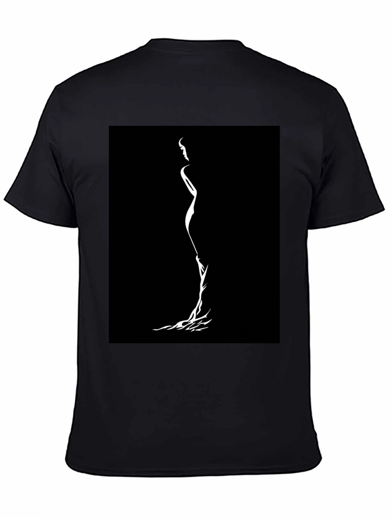 Silhouette Art Black Tee