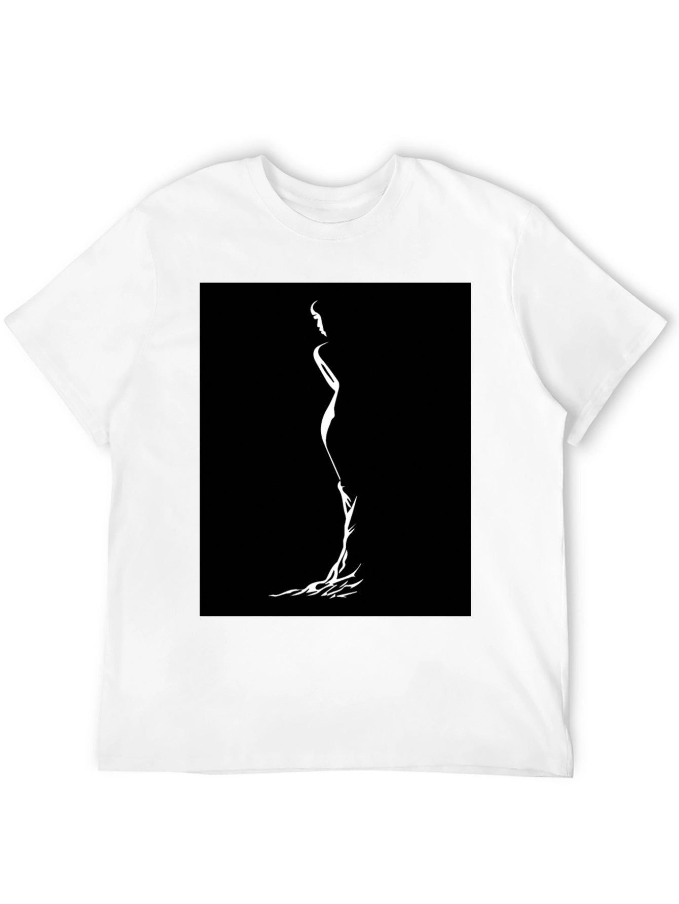 Silhouette Art Black Tee