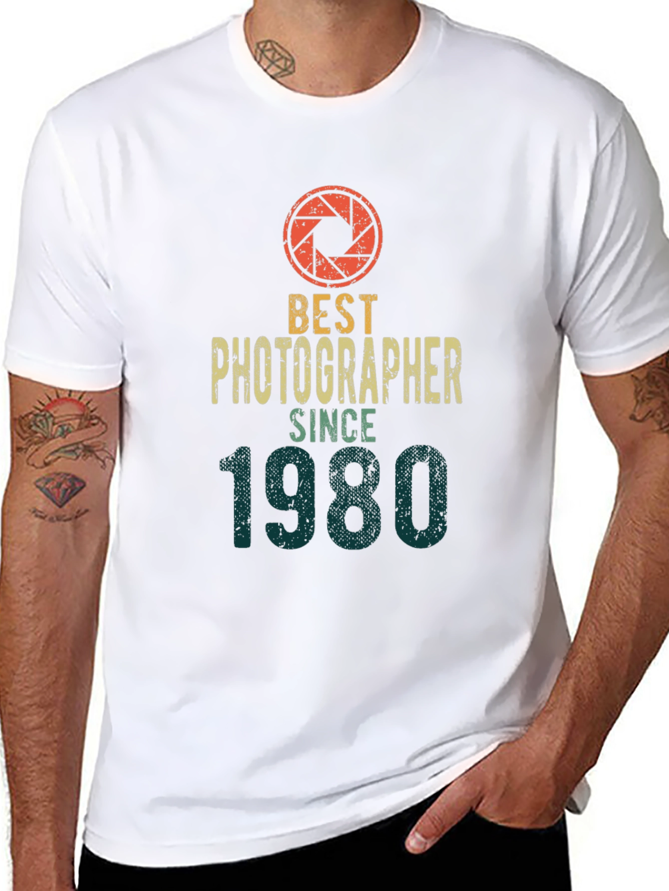 Best Photographer Since 1980 Black Graphic T-Shirt