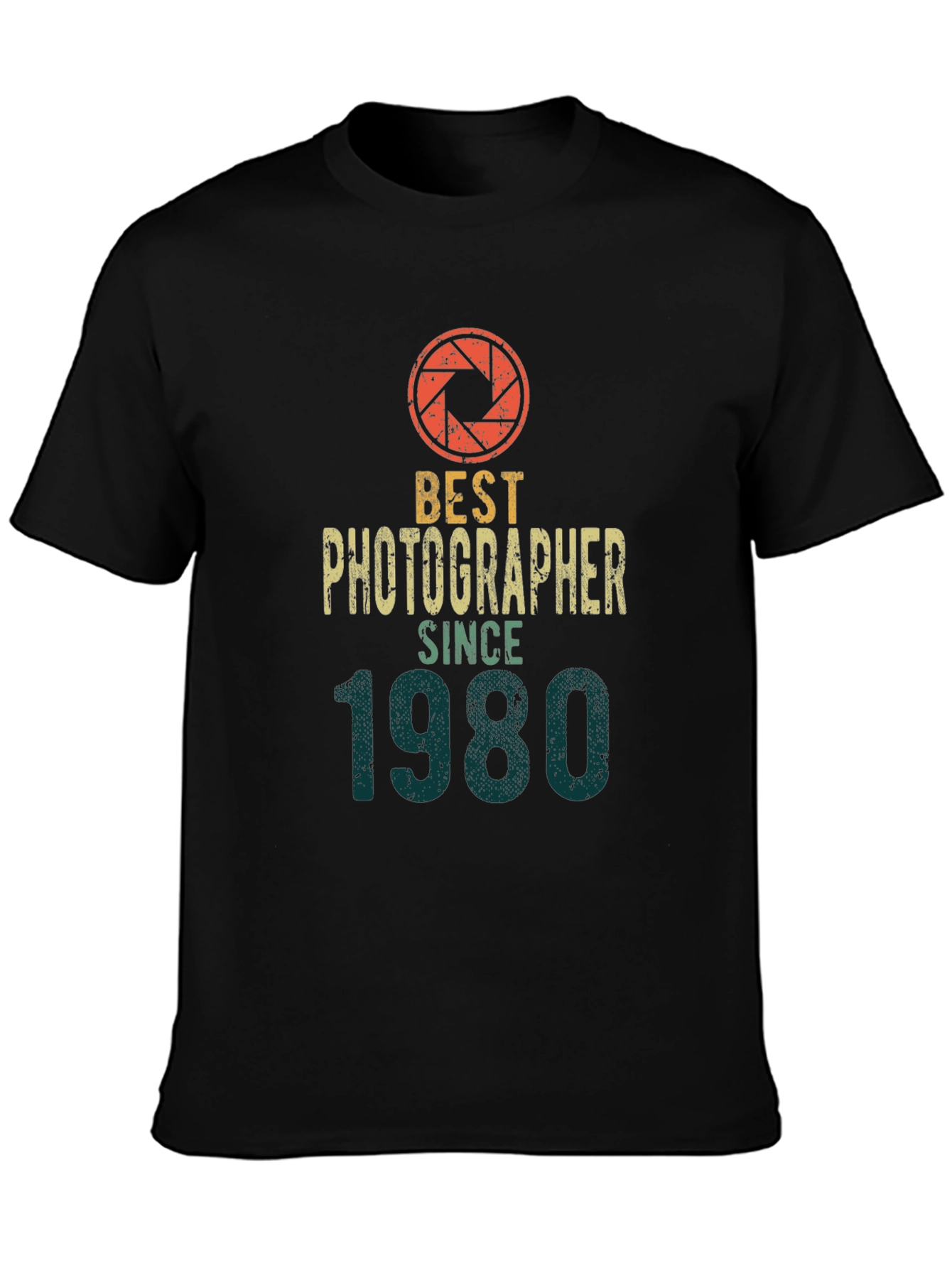 Best Photographer Since 1980 Black Graphic T-Shirt