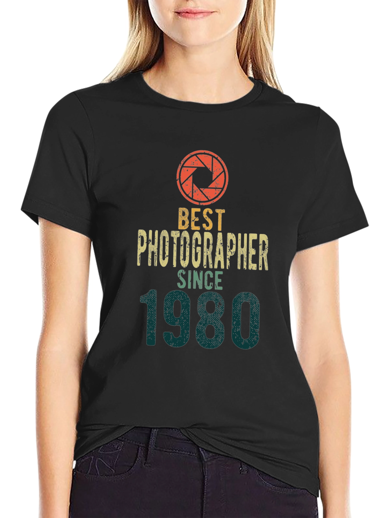 Best Photographer Since 1980 Black Graphic T-Shirt