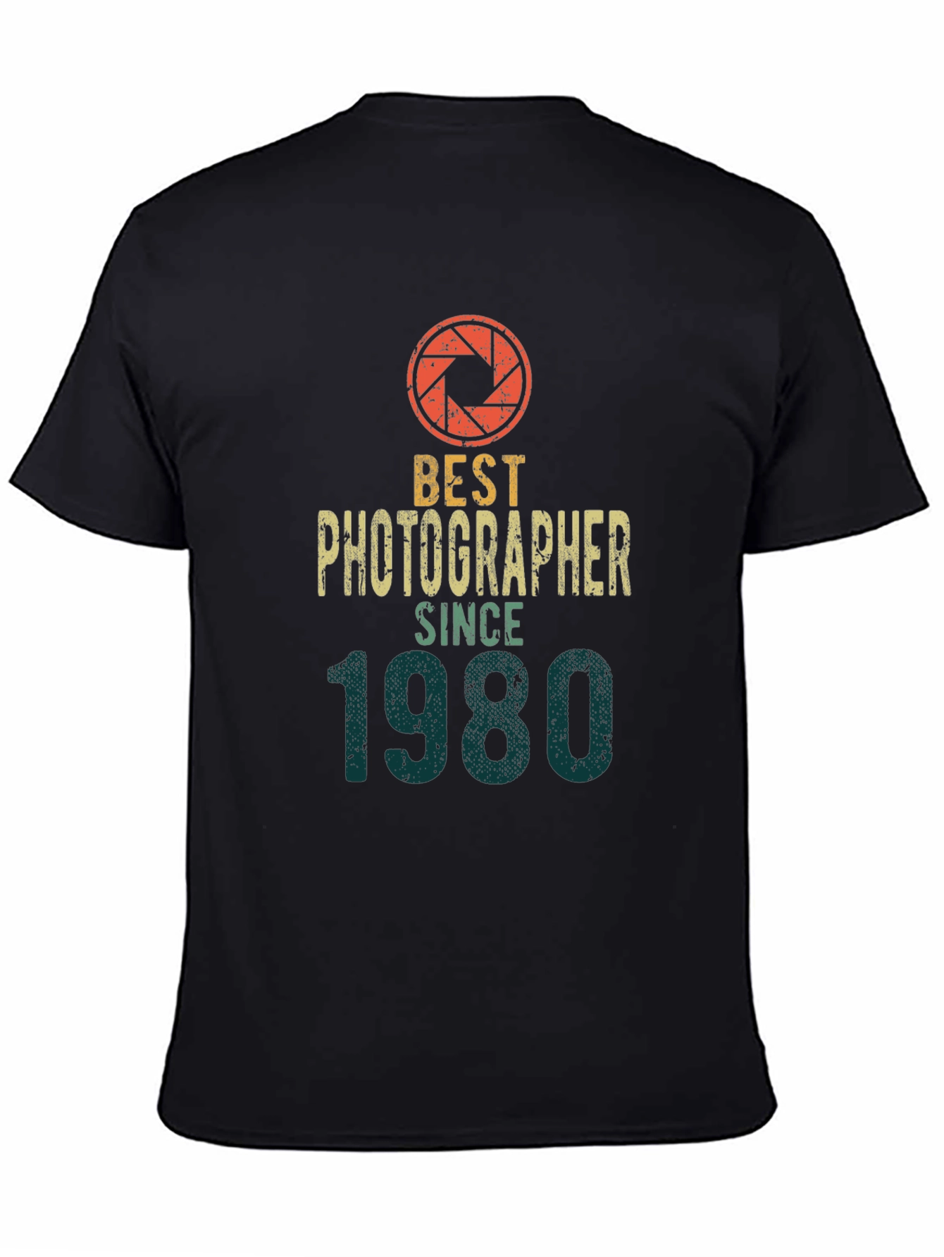 Best Photographer Since 1980 Black Graphic T-Shirt
