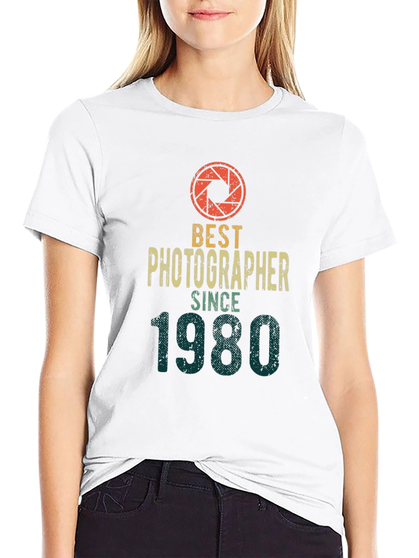 Best Photographer Since 1980 Black Graphic T-Shirt