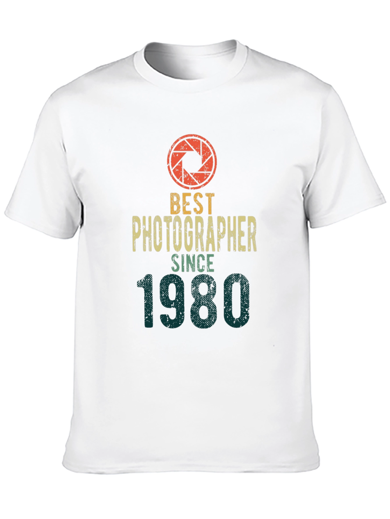 Best Photographer Since 1980 Black Graphic T-Shirt