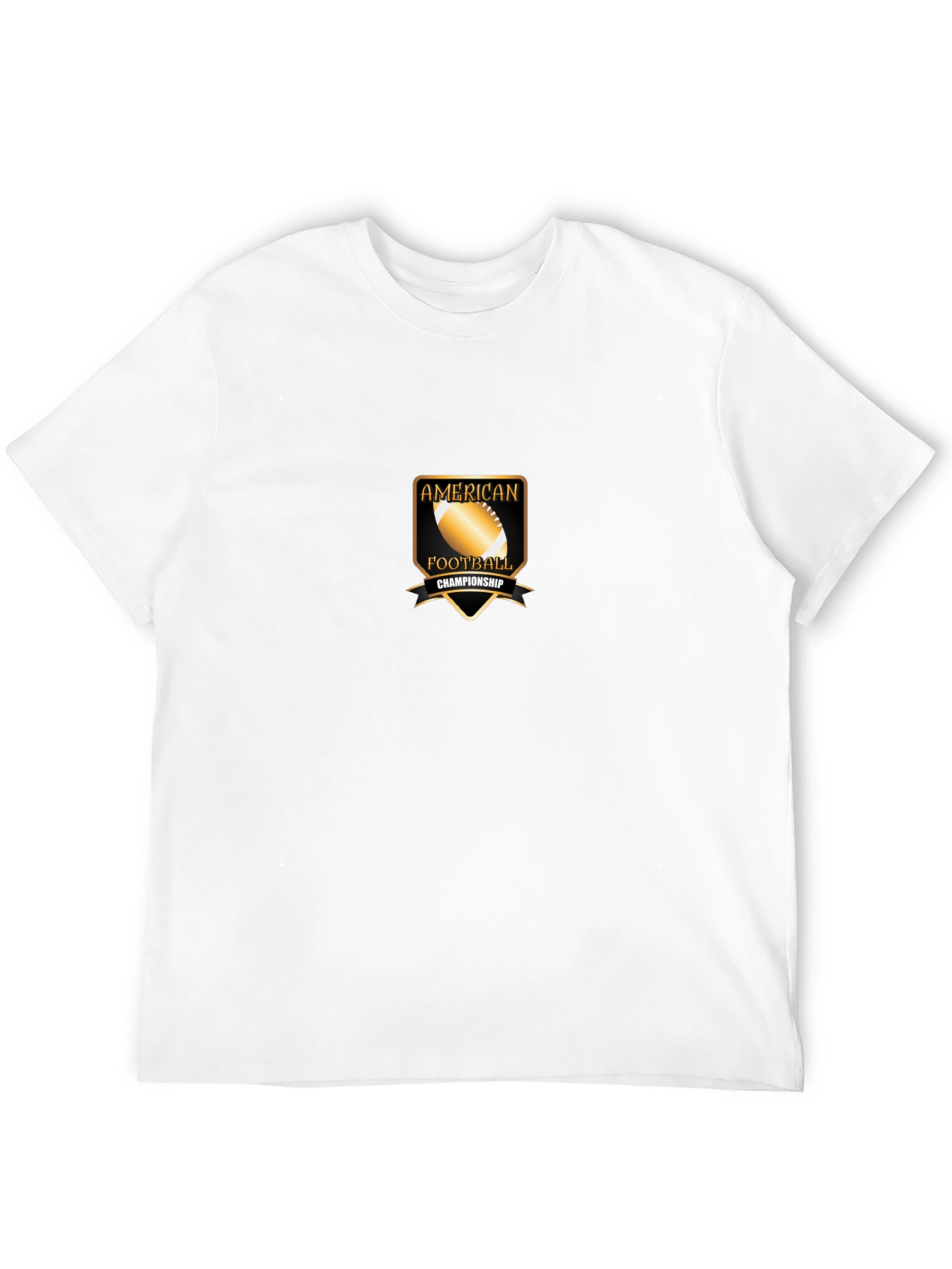 American Football Championship Black T-Shirt