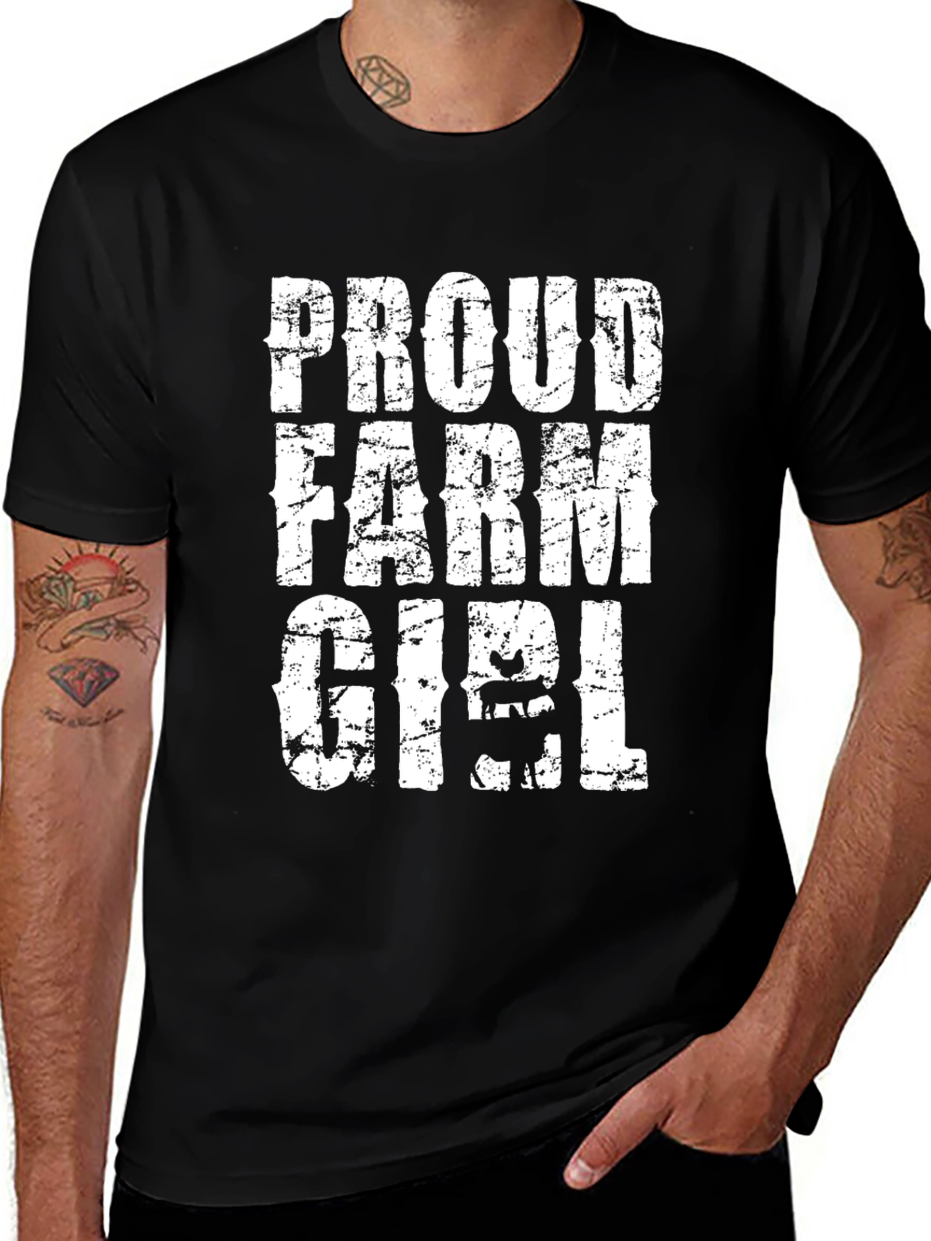 Proud Farm Girl Graphic T-Shirt