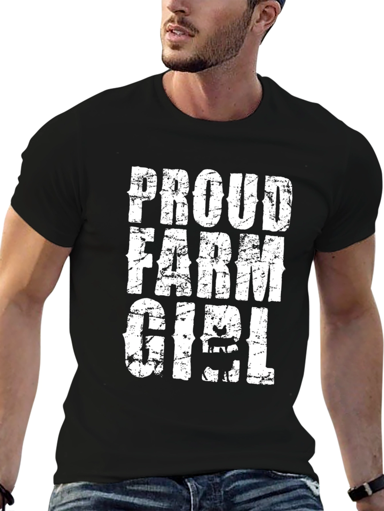Proud Farm Girl Graphic T-Shirt