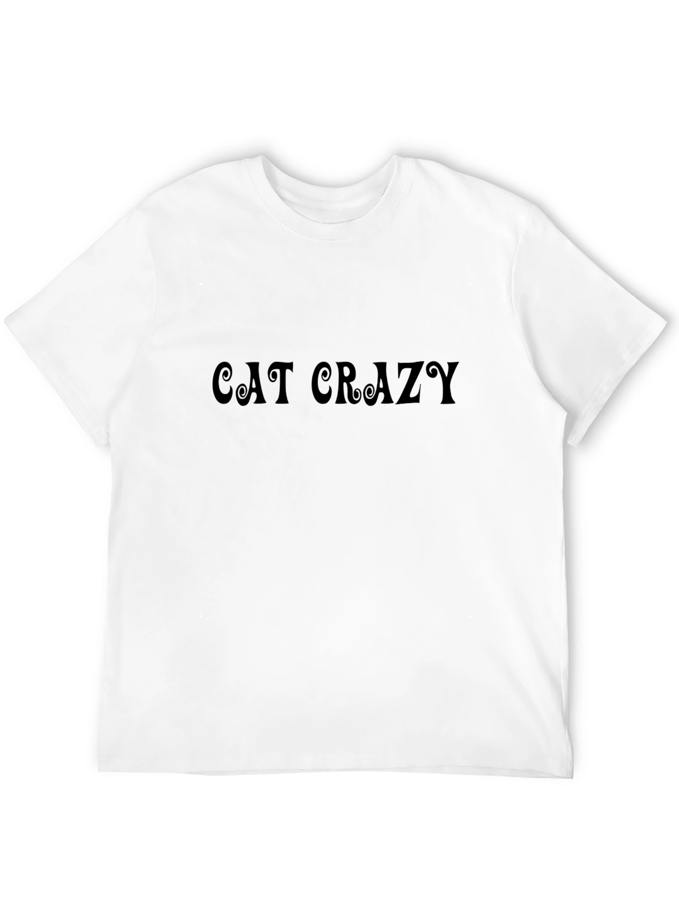 Cat Crazy Black Graphic Tee