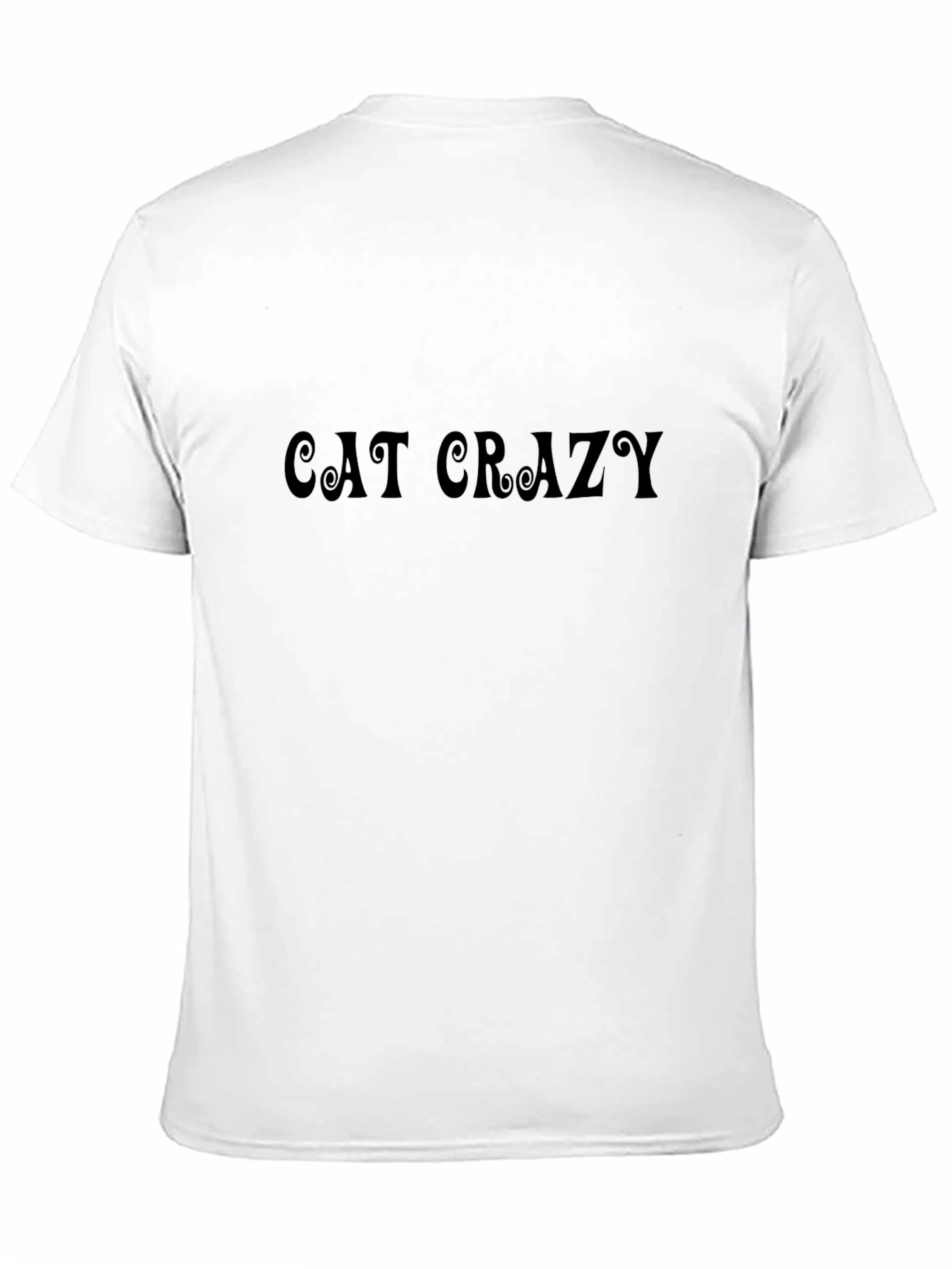 Cat Crazy Black Graphic Tee