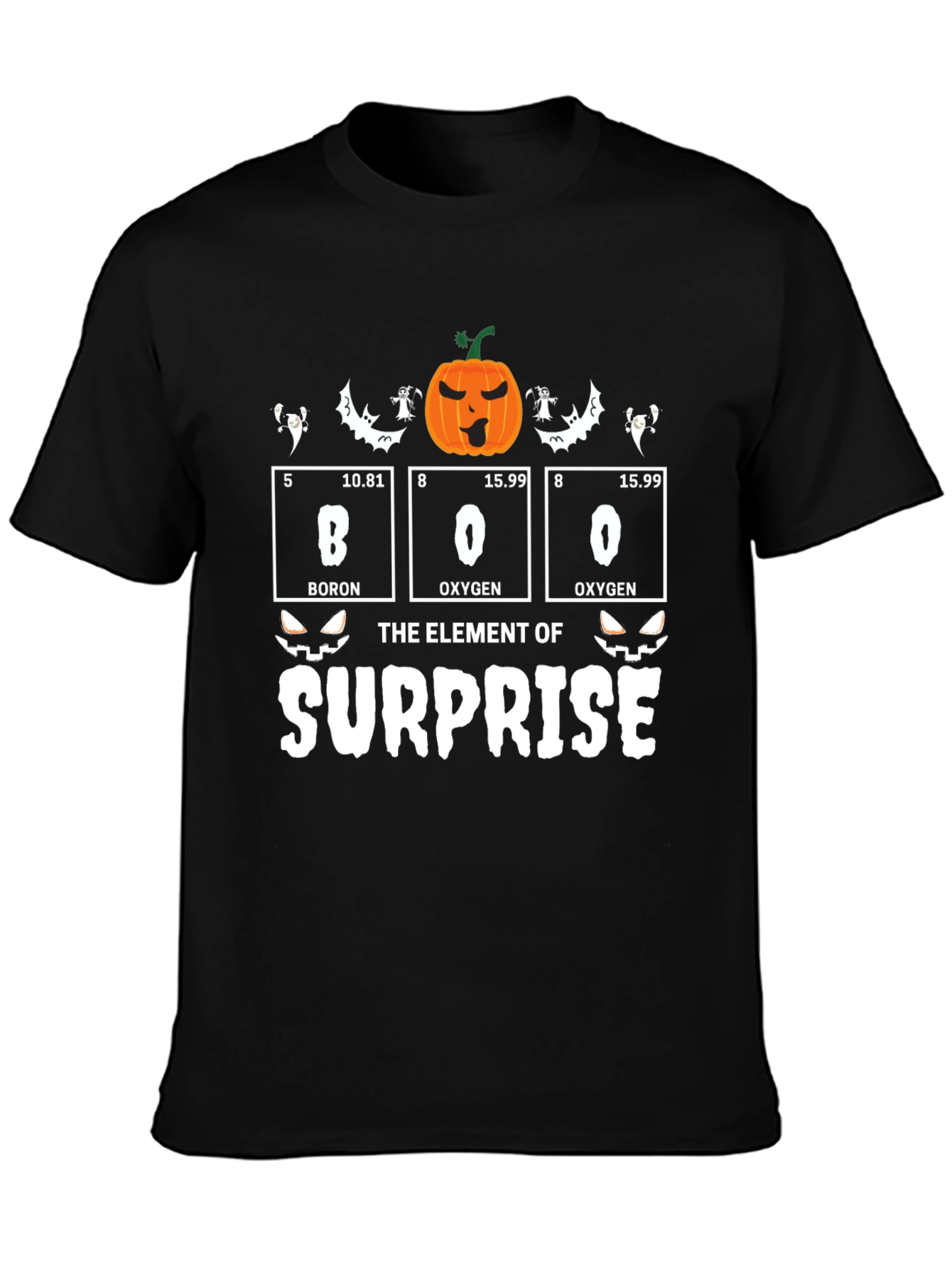 Boo Element of Surprise Halloween T-Shirt