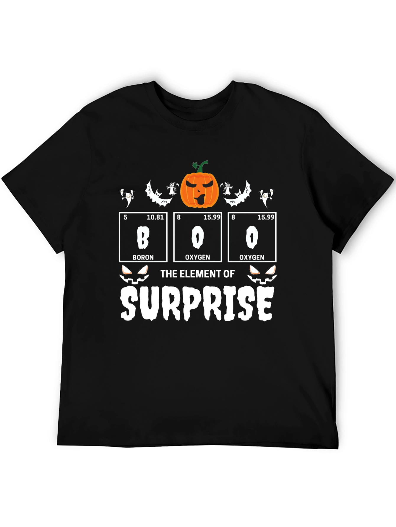 Boo Element of Surprise Halloween T-Shirt
