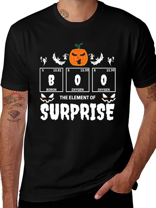 Boo Element of Surprise Halloween T-Shirt