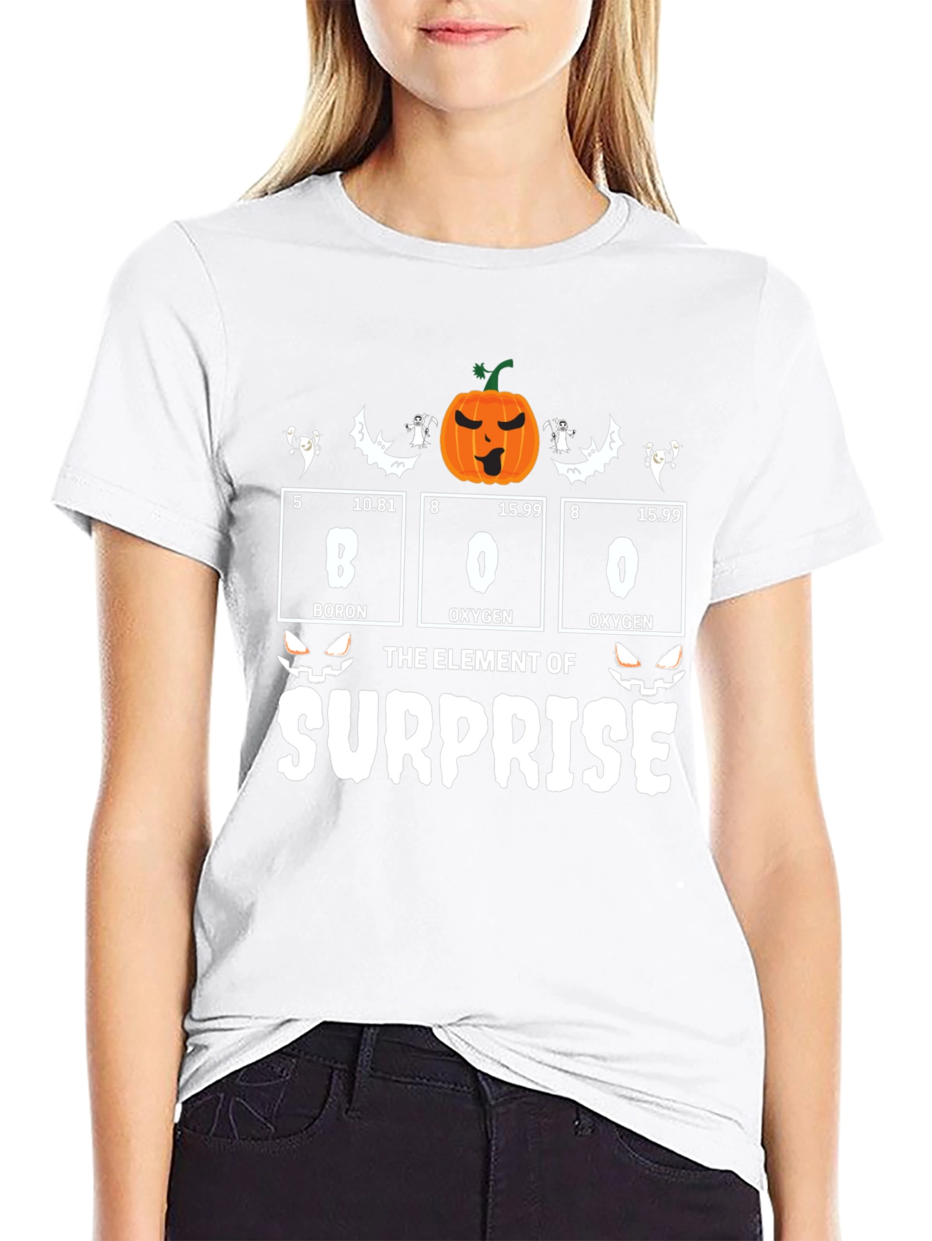 Boo Element of Surprise Halloween T-Shirt