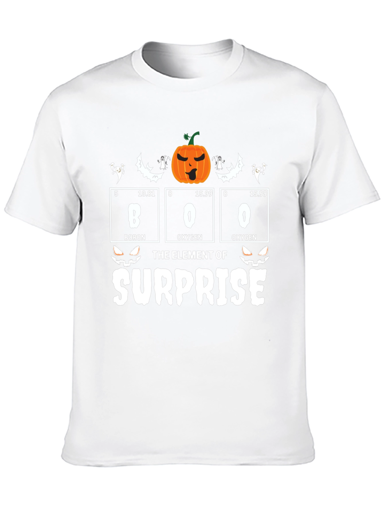 Boo Element of Surprise Halloween T-Shirt