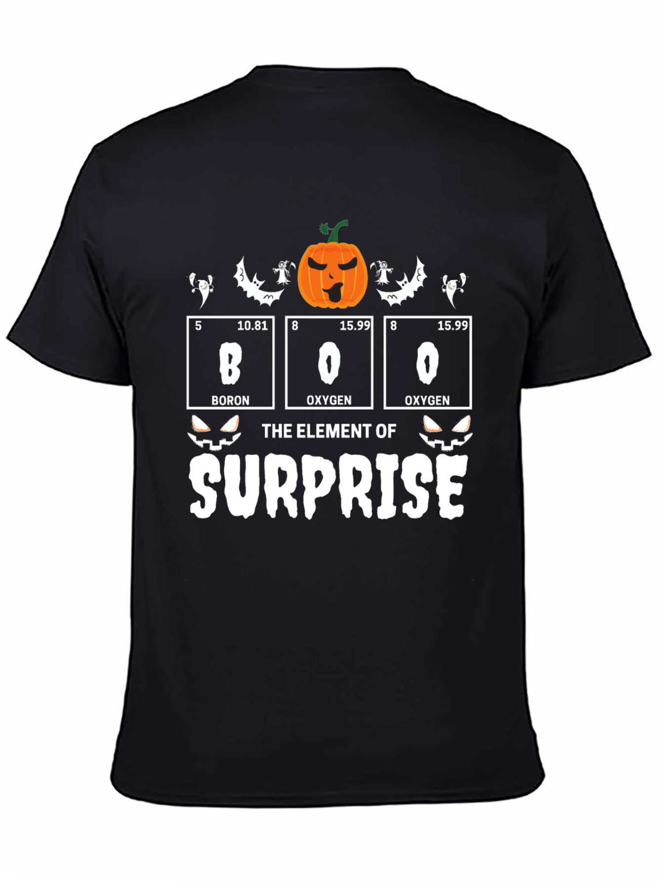 Boo Element of Surprise Halloween T-Shirt
