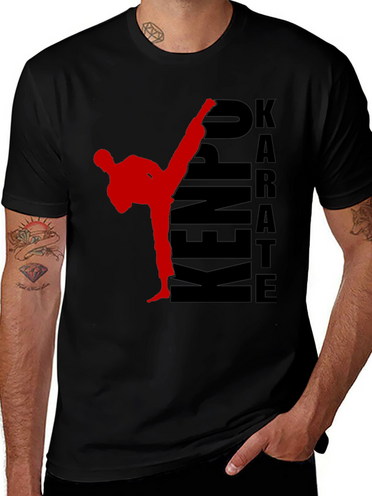 Kenpo Karate T-Shirt - Martial Arts Kick Tee