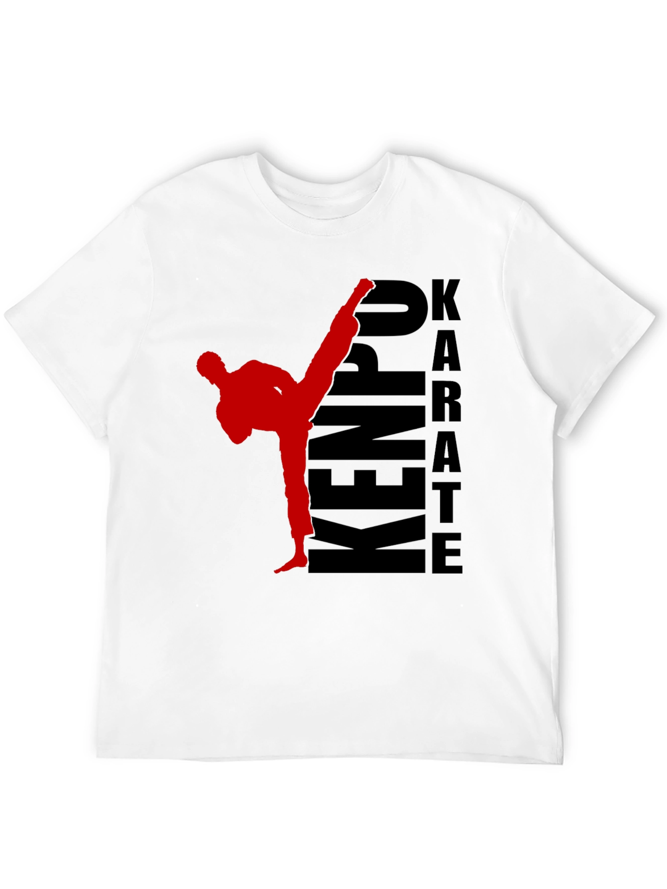 Kenpo Karate T-Shirt - Martial Arts Kick Tee