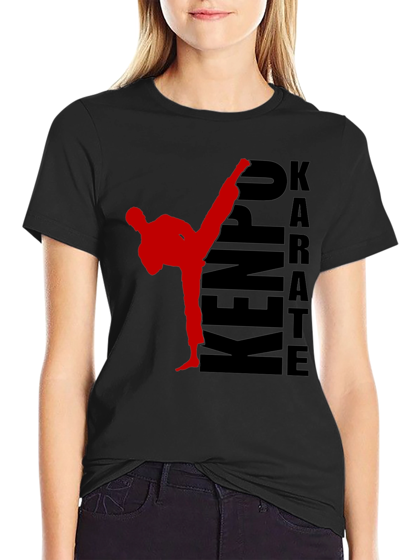Kenpo Karate T-Shirt - Martial Arts Kick Tee
