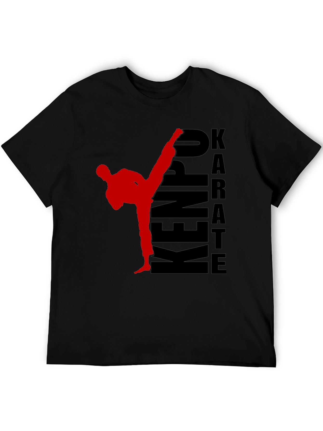 Kenpo Karate T-Shirt - Martial Arts Kick Tee