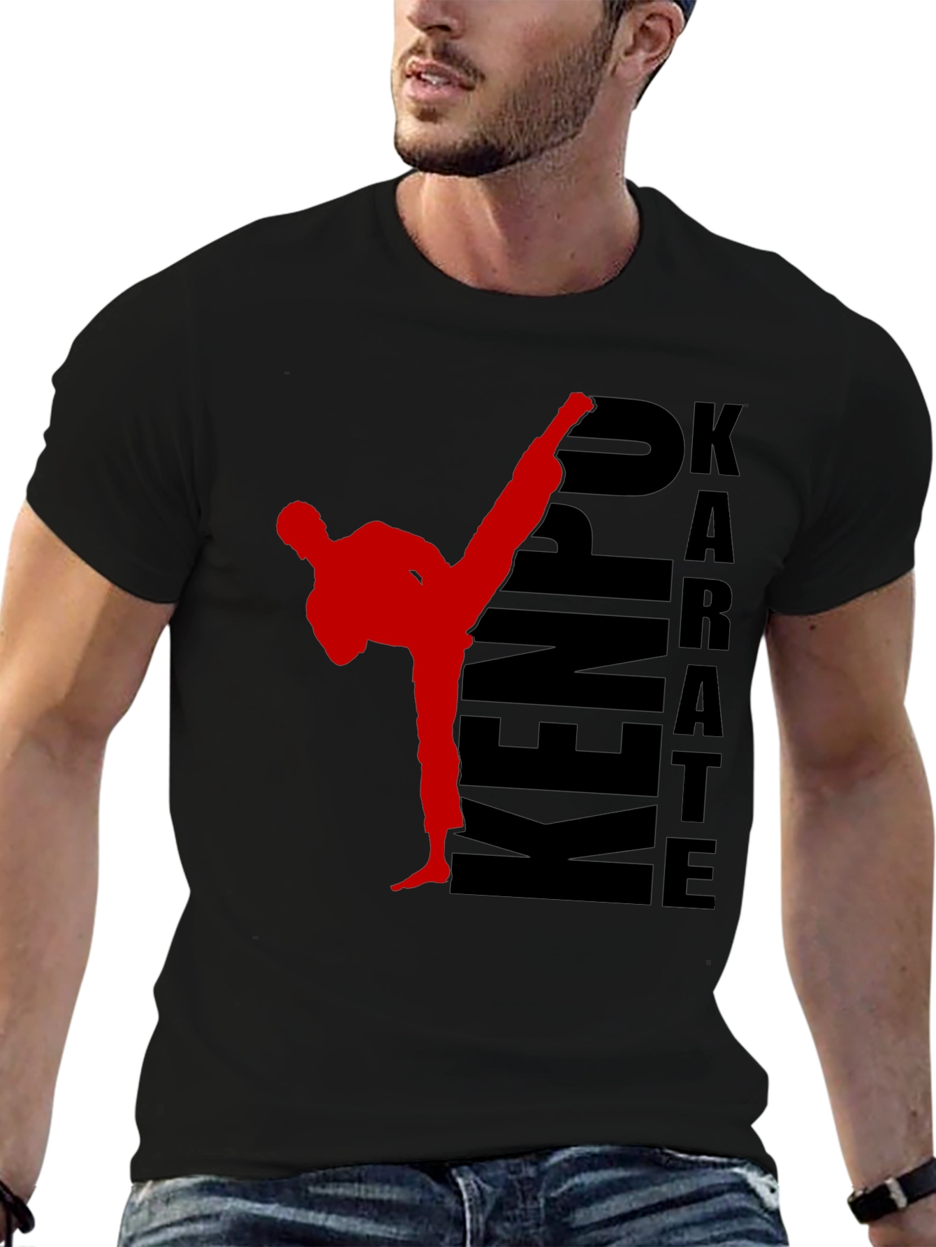 Kenpo Karate T-Shirt - Martial Arts Kick Tee