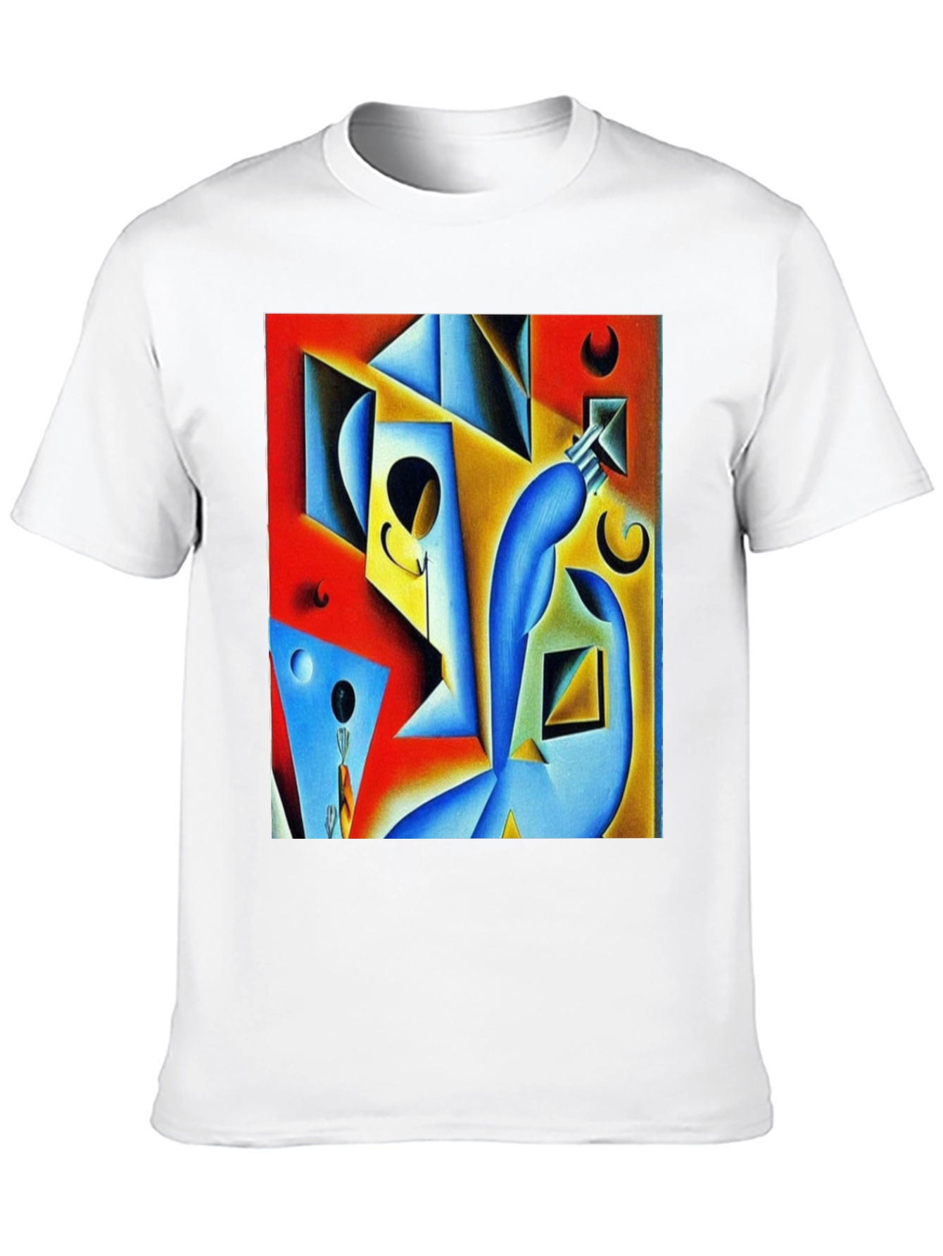 Abstract Art Graphic Tee - Modern Design T-Shirt