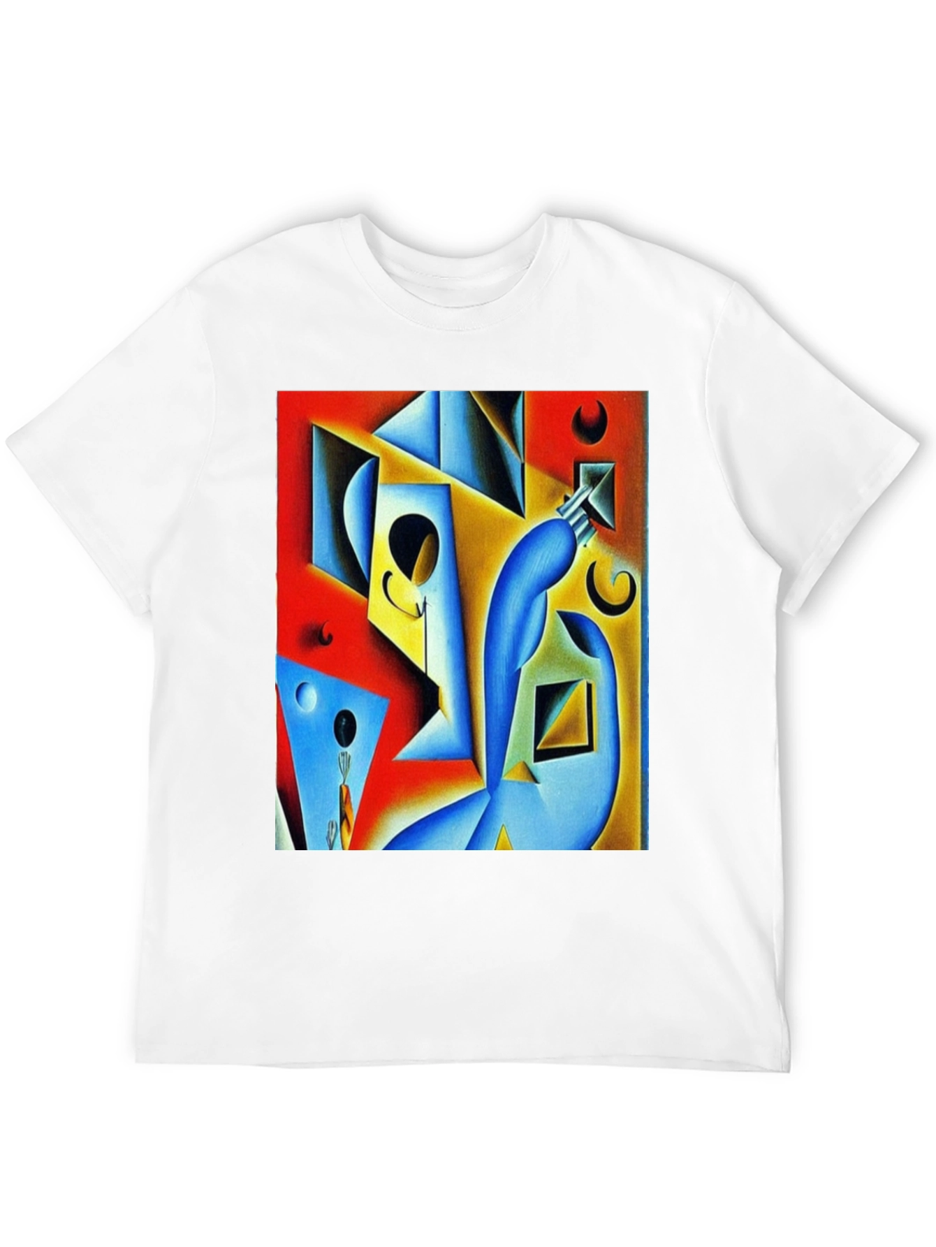 Abstract Art Graphic Tee - Modern Design T-Shirt