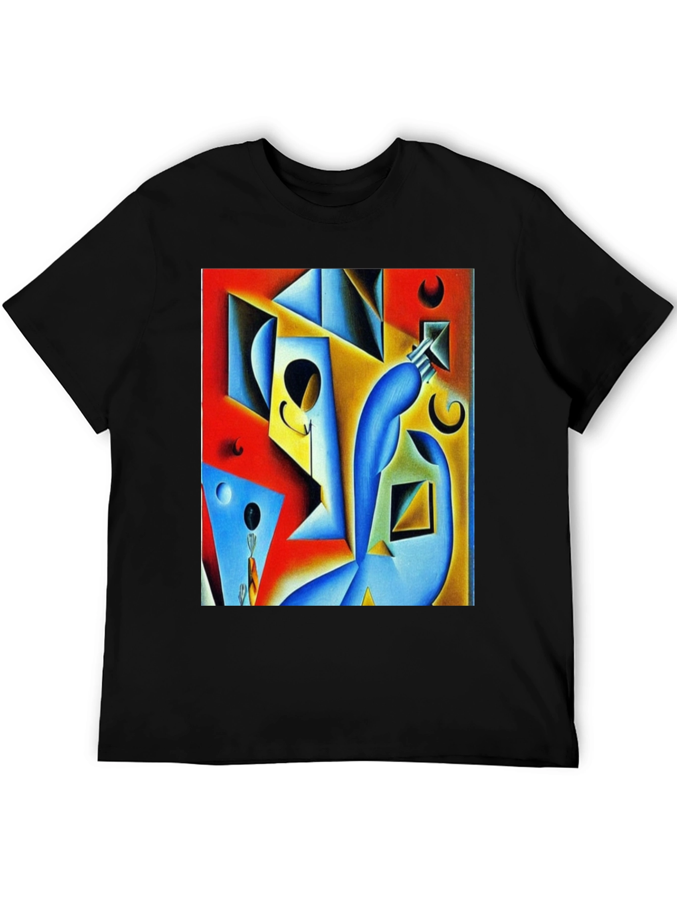 Abstract Art Graphic Tee - Modern Design T-Shirt