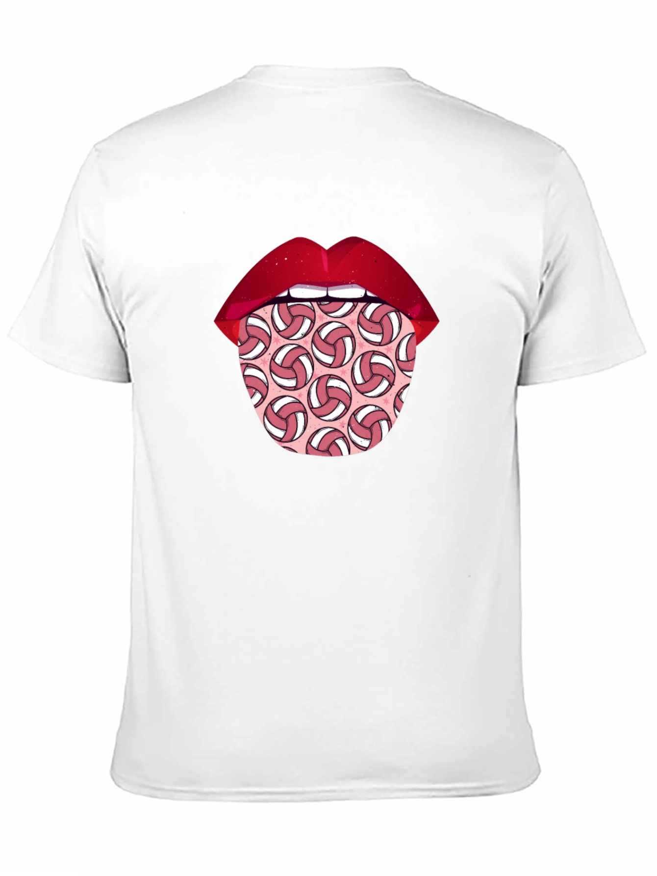 Volleyball Tongue Graphic Tee