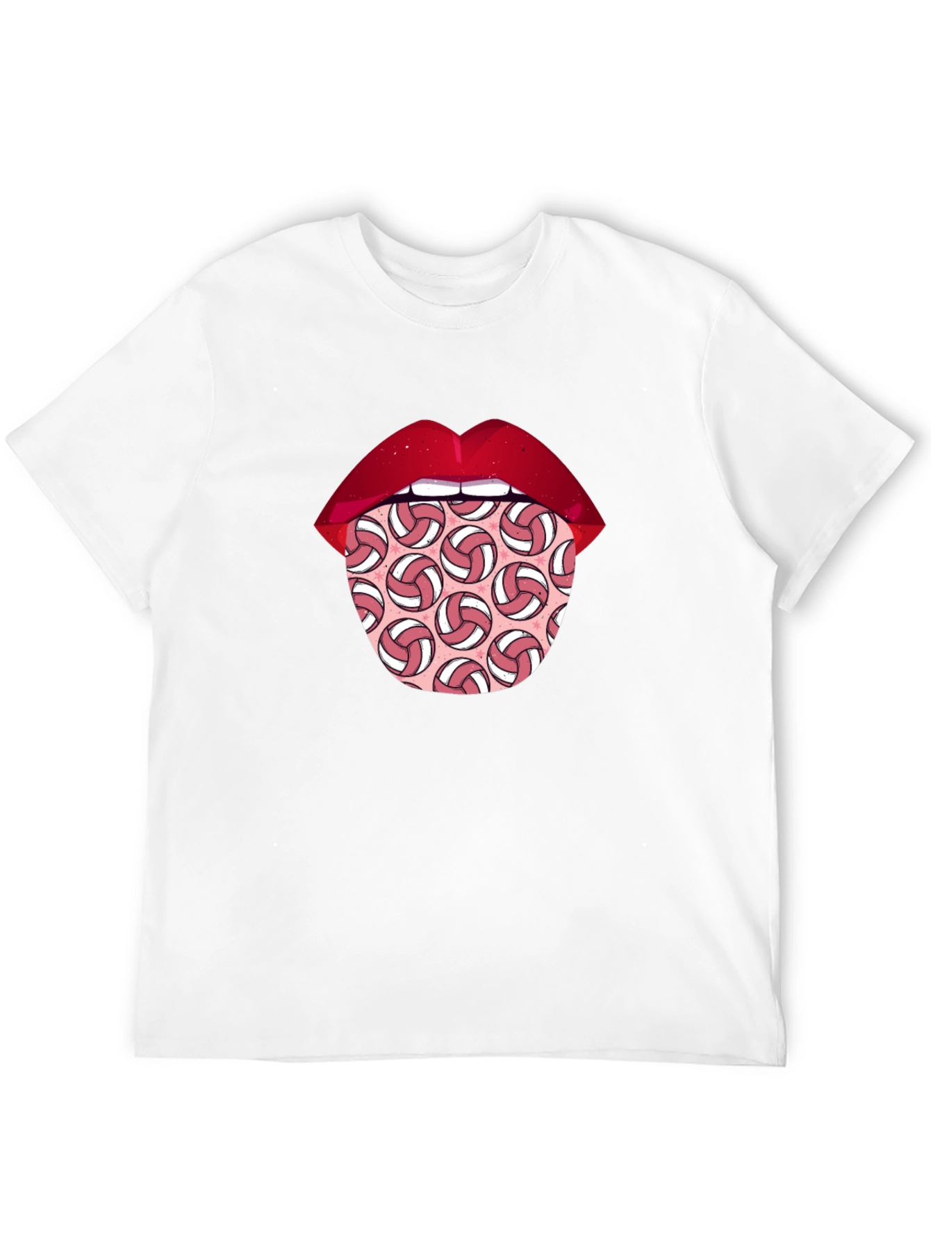 Volleyball Tongue Graphic Tee