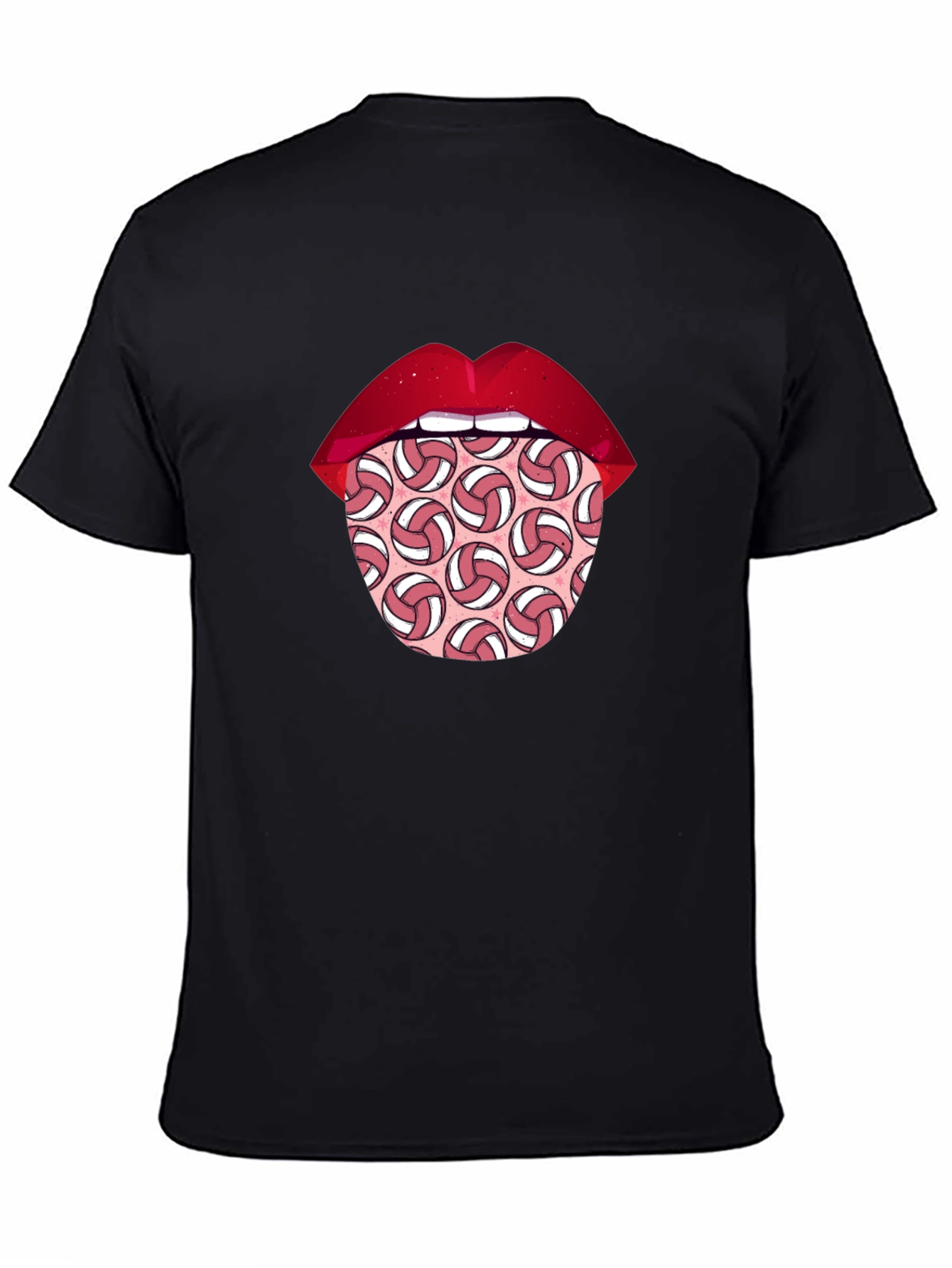 Volleyball Tongue Graphic Tee
