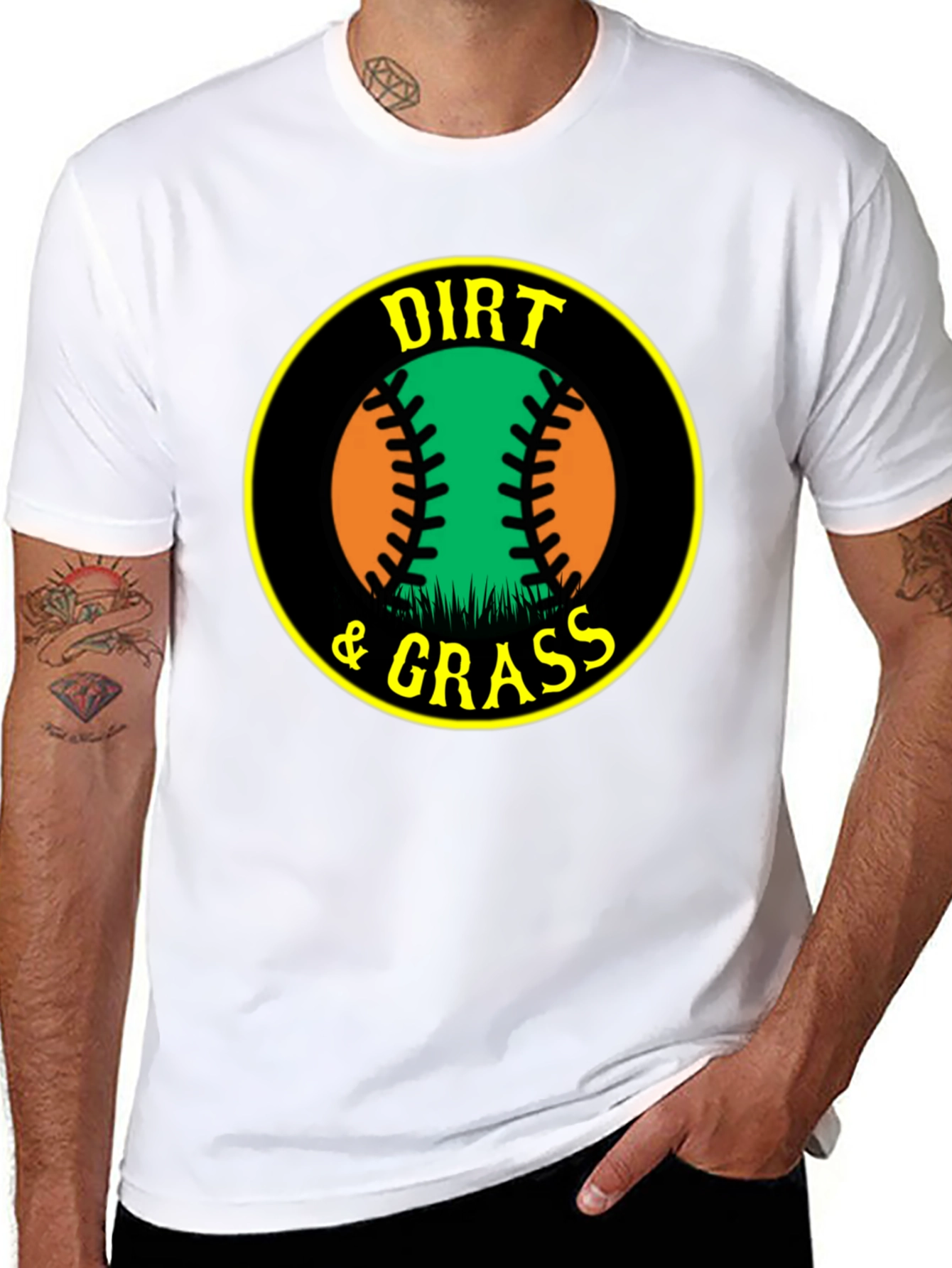 Dirt & Grass Baseball T-Shirt