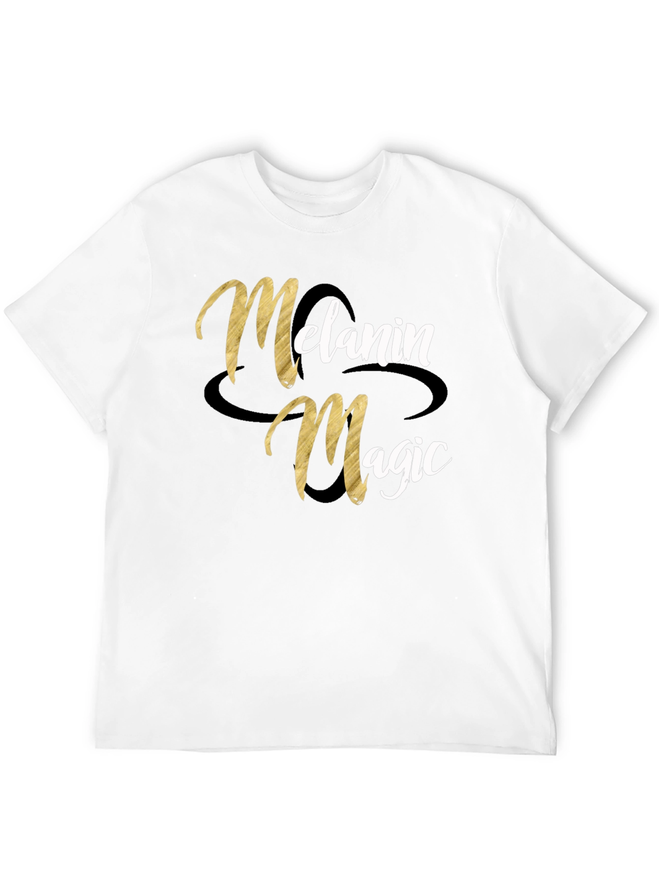 Melanin Magic Graphic Tee - Stylish Black T-Shirt