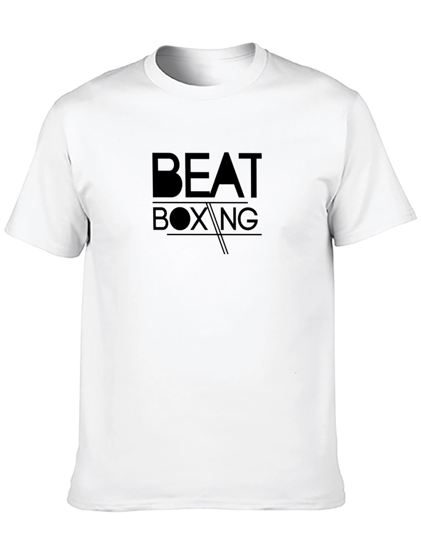 Beat Boxing Graphic Tee - Stylish Black T-Shirt