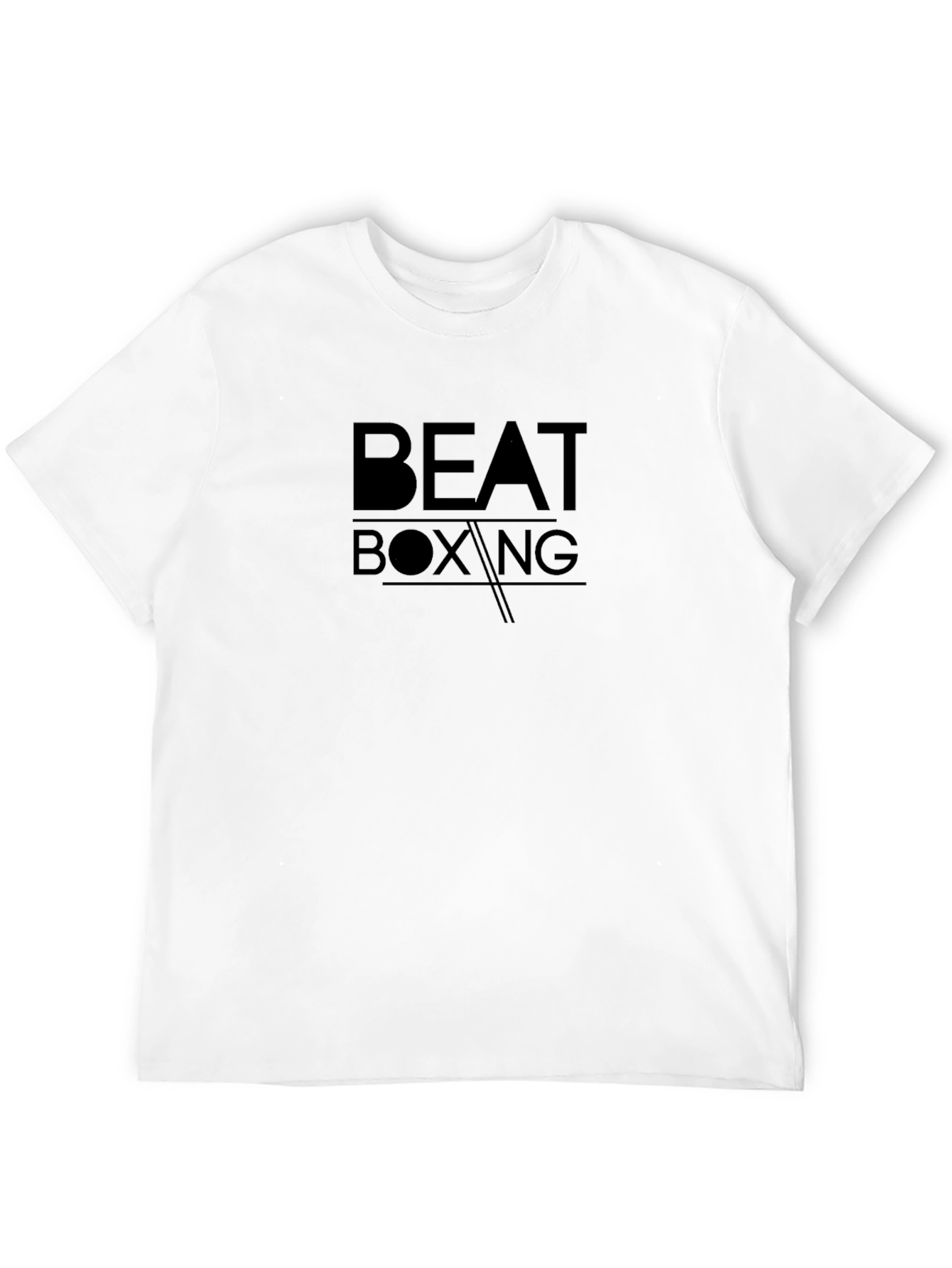 Beat Boxing Graphic Tee - Stylish Black T-Shirt
