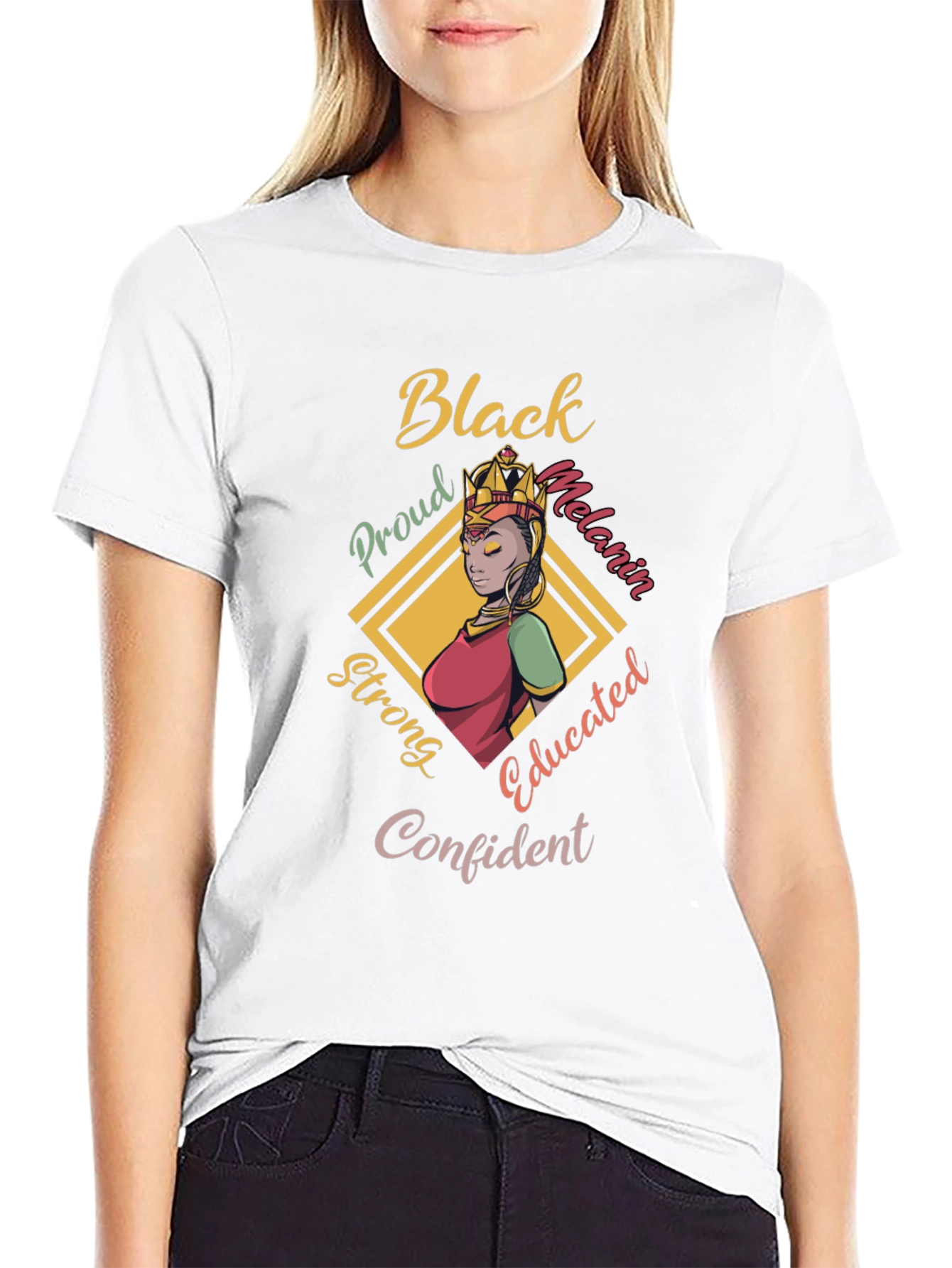 Black Melanin Queen Pride T-Shirt