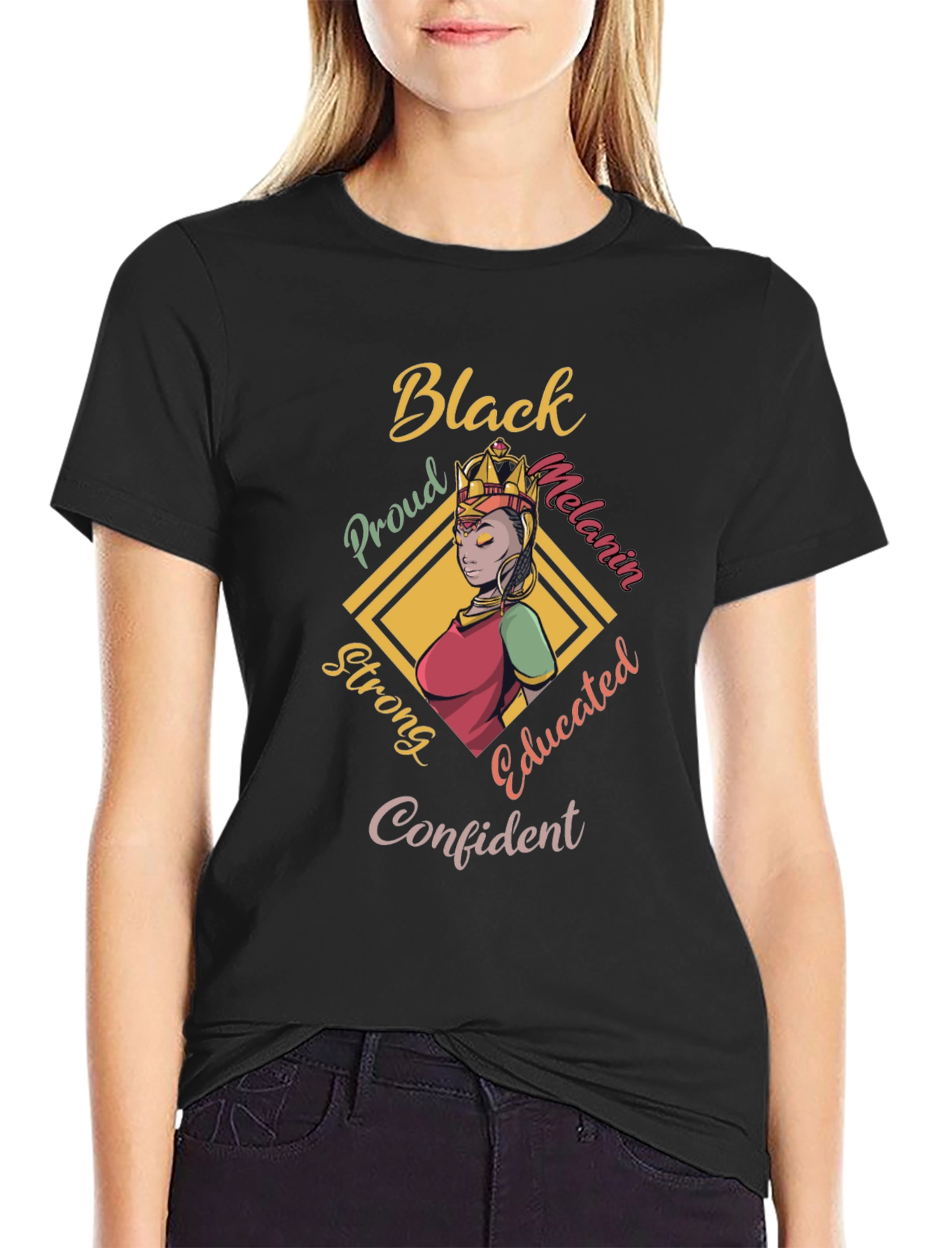 Black Melanin Queen Pride T-Shirt