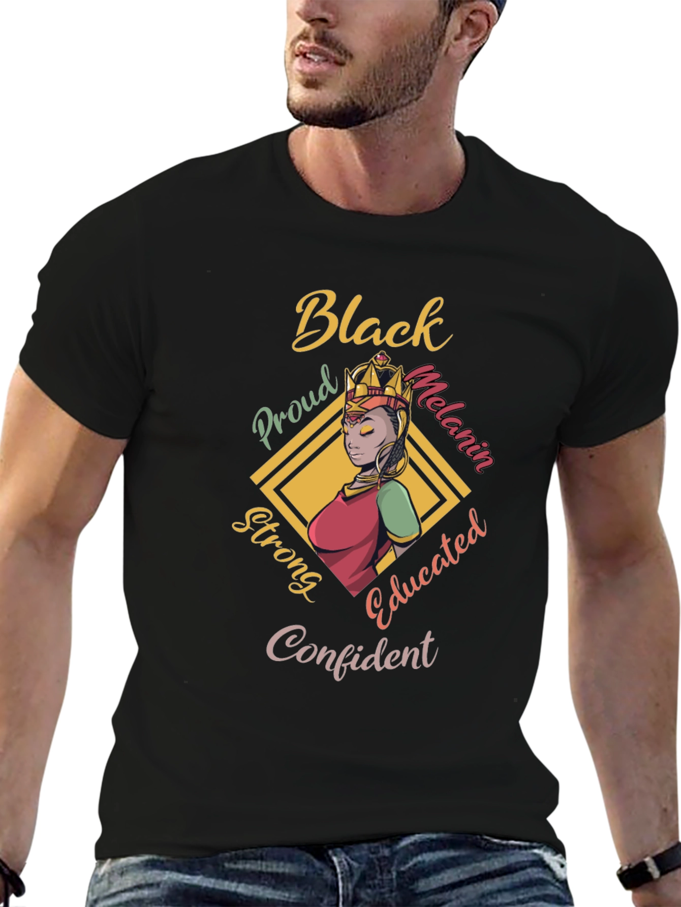 Black Melanin Queen Pride T-Shirt