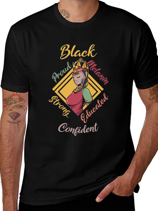 Black Melanin Queen Pride T-Shirt