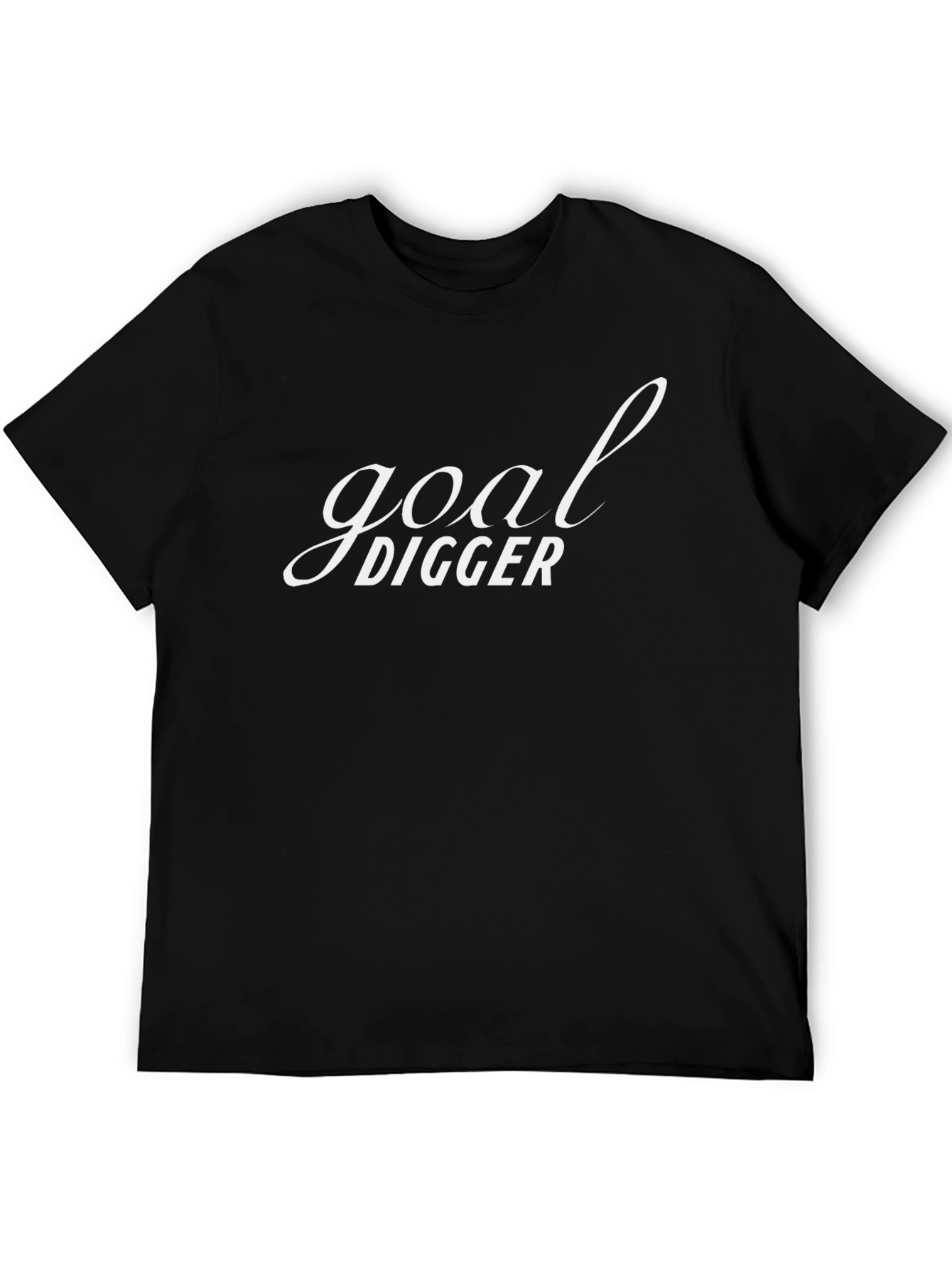 Goal Digger Graphic Tee - Black T-Shirt