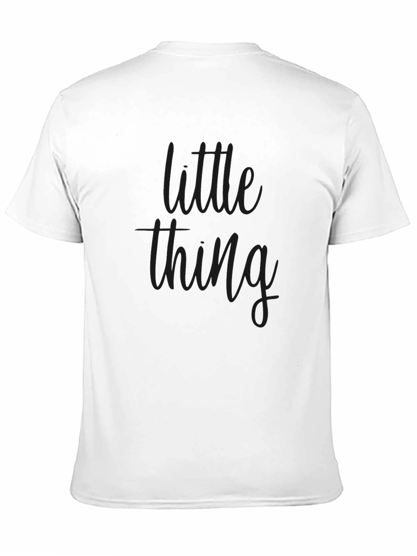 Little Thing Black Crew Neck Tee