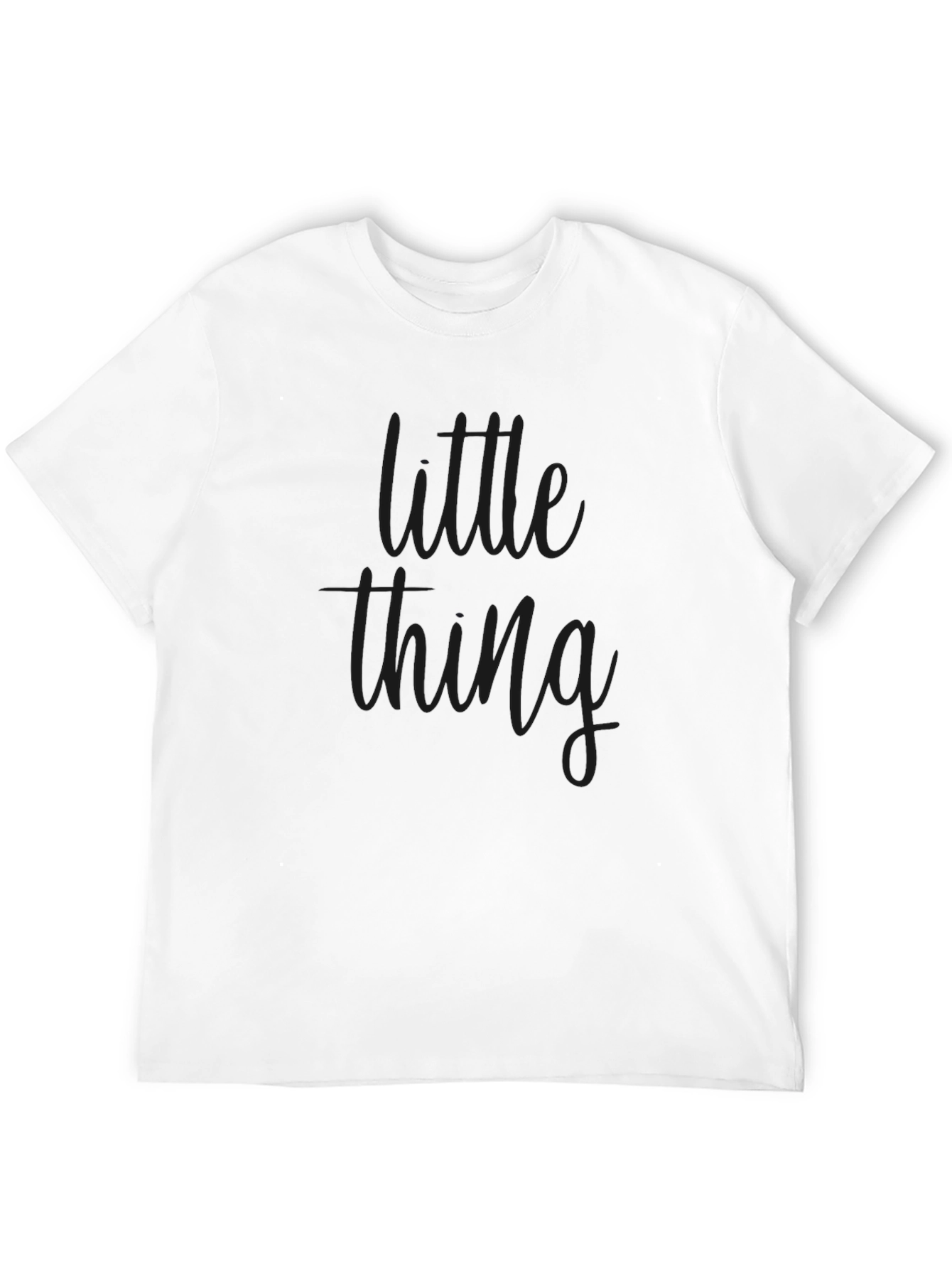 Little Thing Black Crew Neck Tee