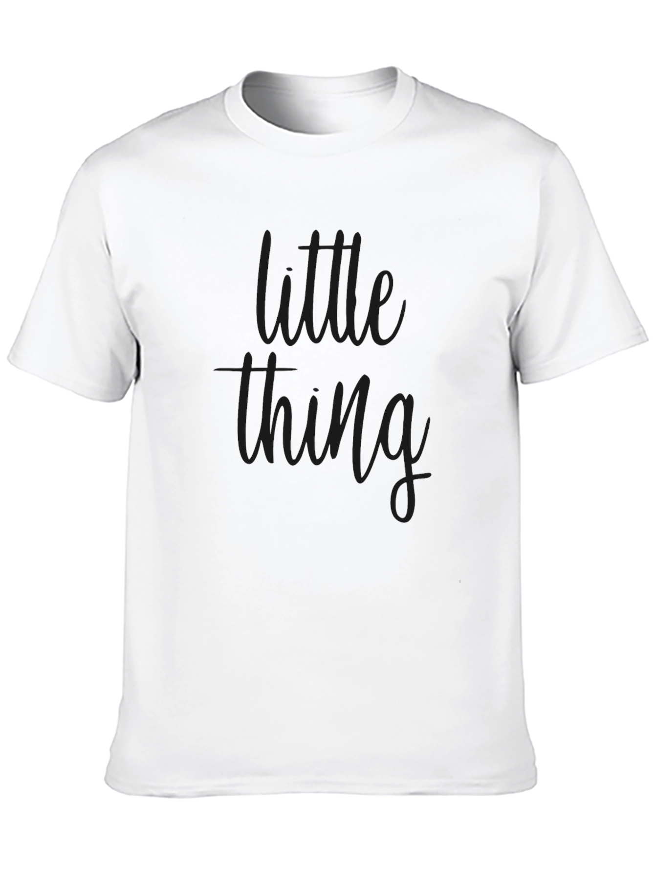 Little Thing Black Crew Neck Tee