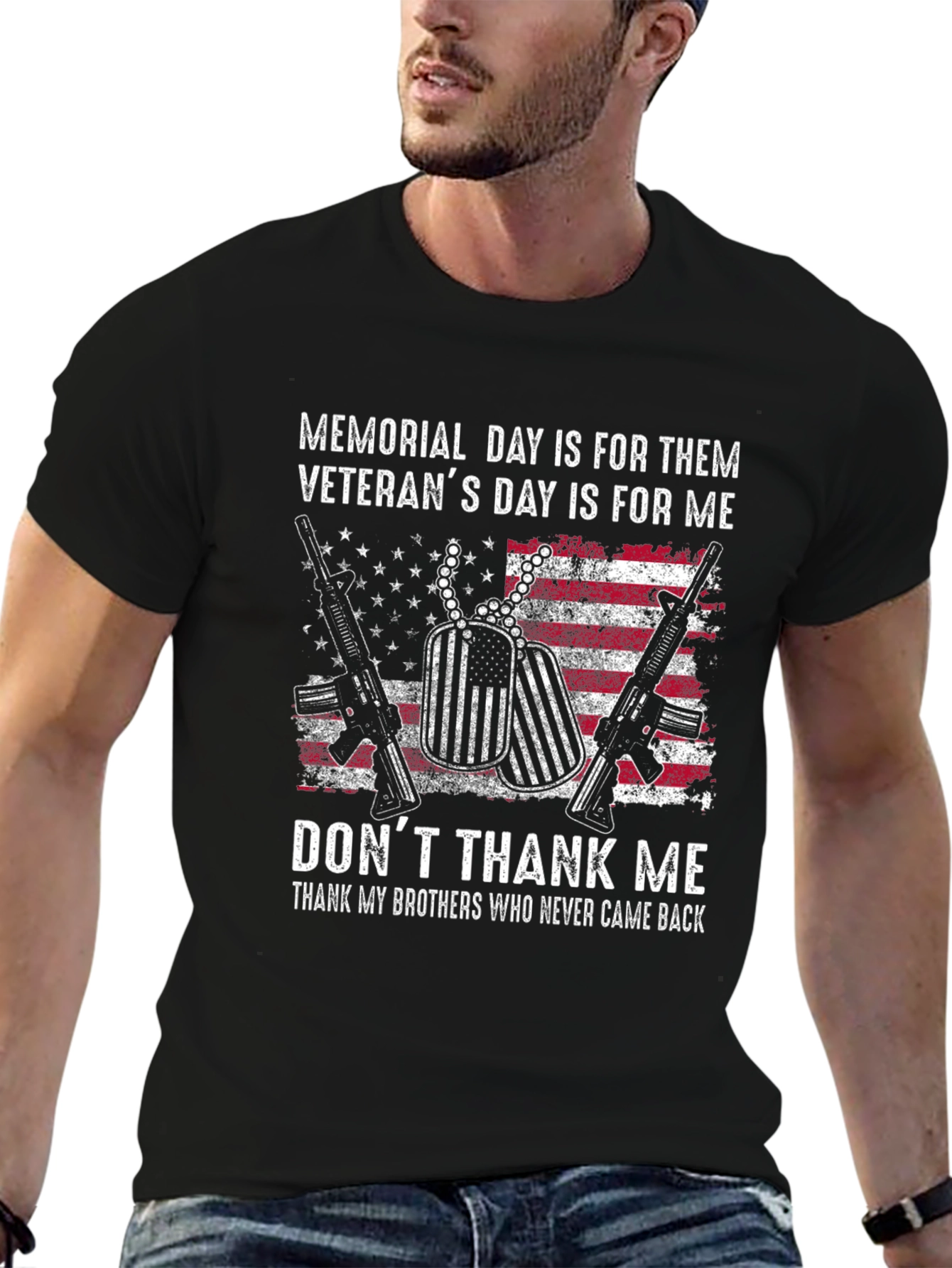 Memorial Day Veterans T-Shirt - Dont Thank Me