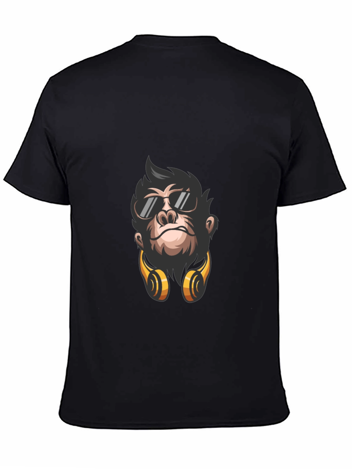 Cool Gorilla Graphic Tee - Black