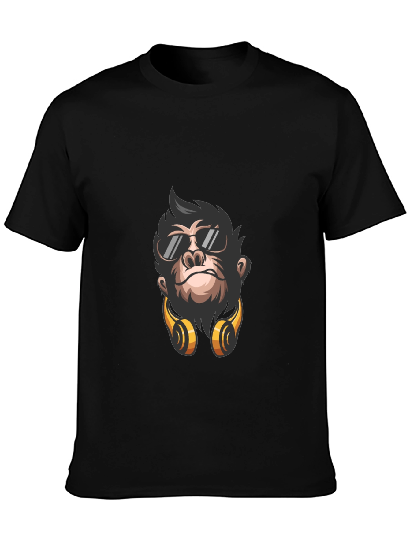 Cool Gorilla Graphic Tee - Black