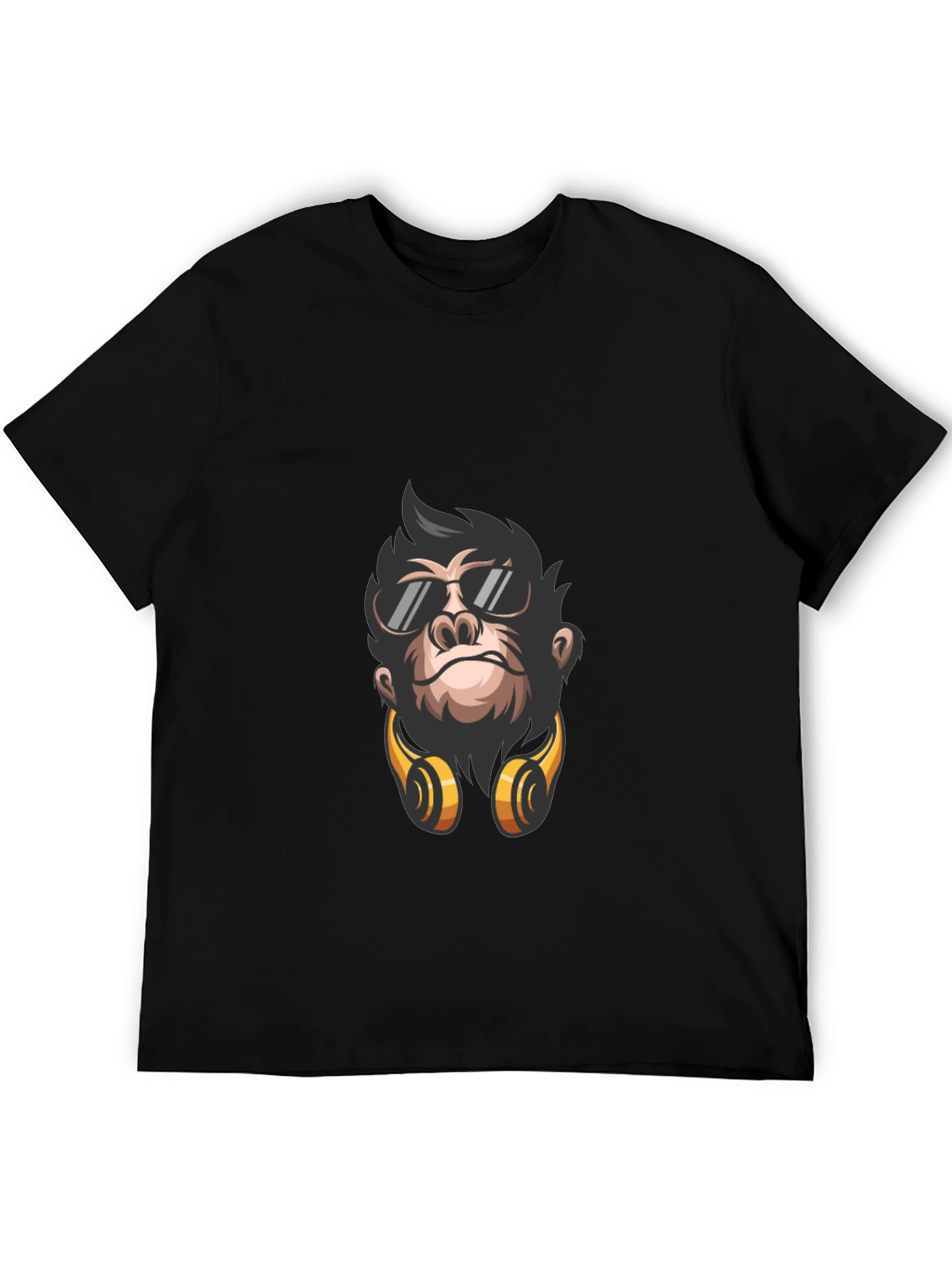 Cool Gorilla Graphic Tee - Black