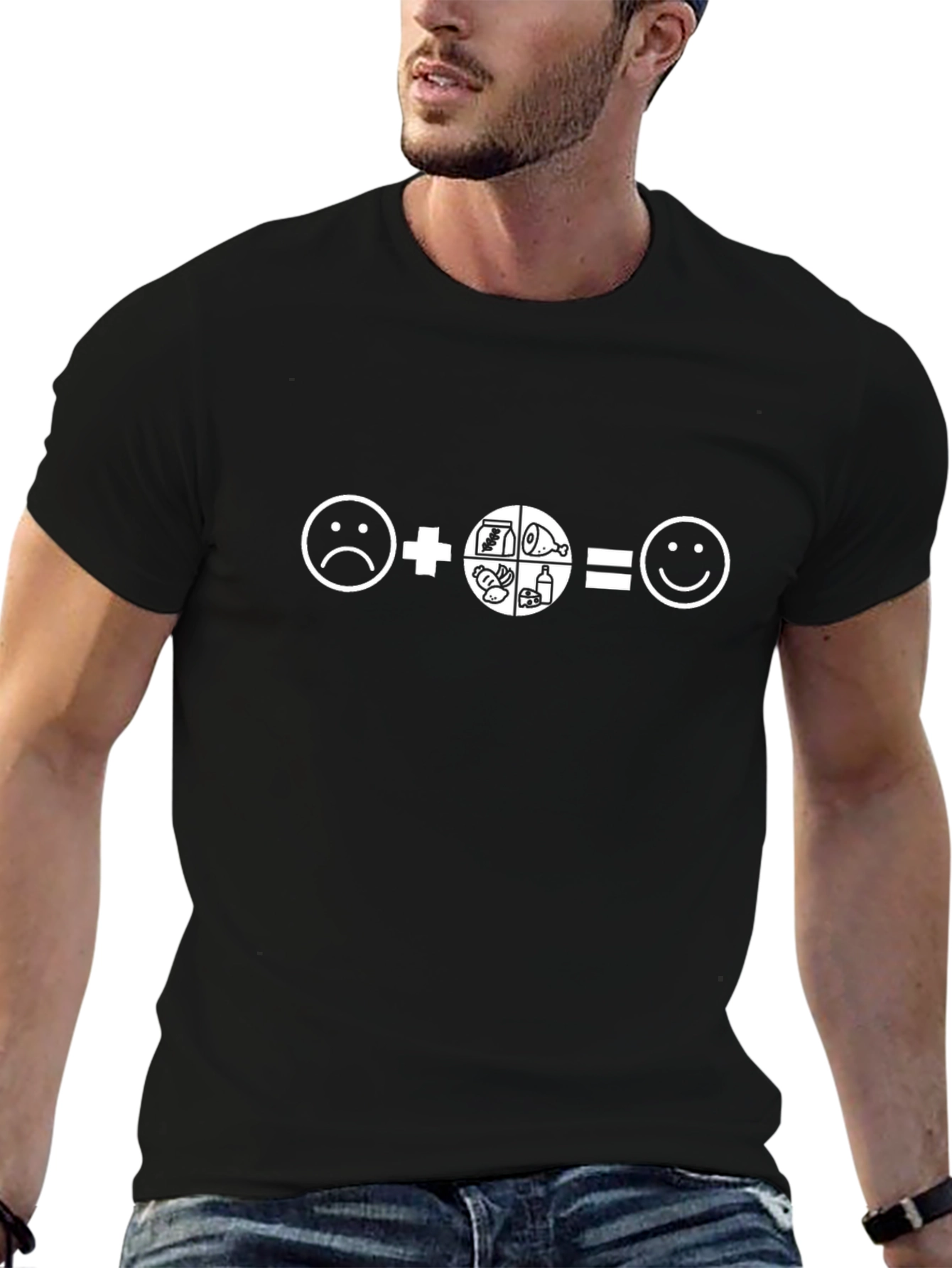 Food Makes Me Happy T-Shirt