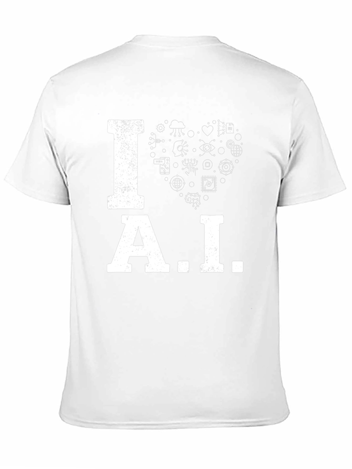 I Heart AI Graphic Tee - Black