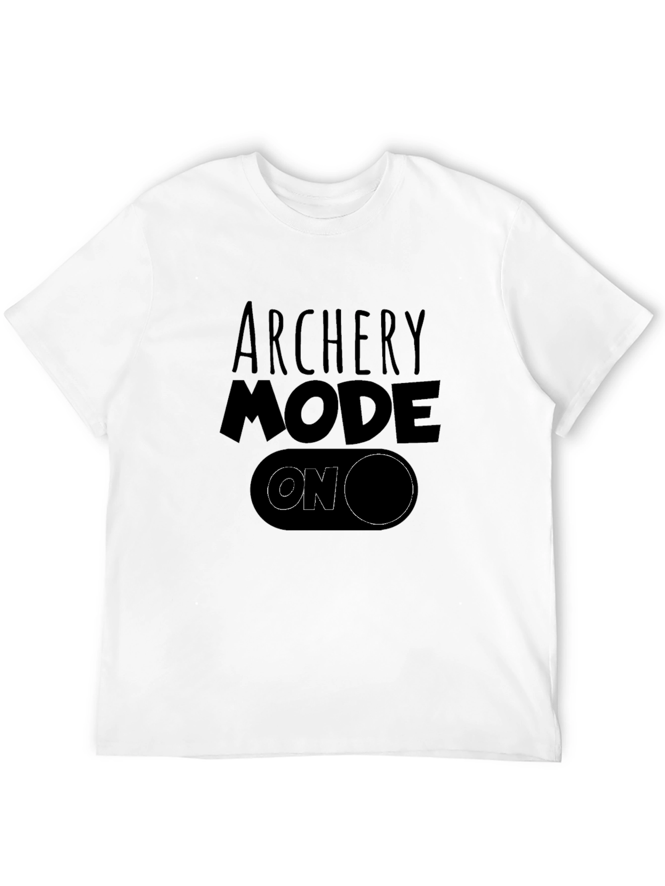 Archery Mode On Black T-Shirt