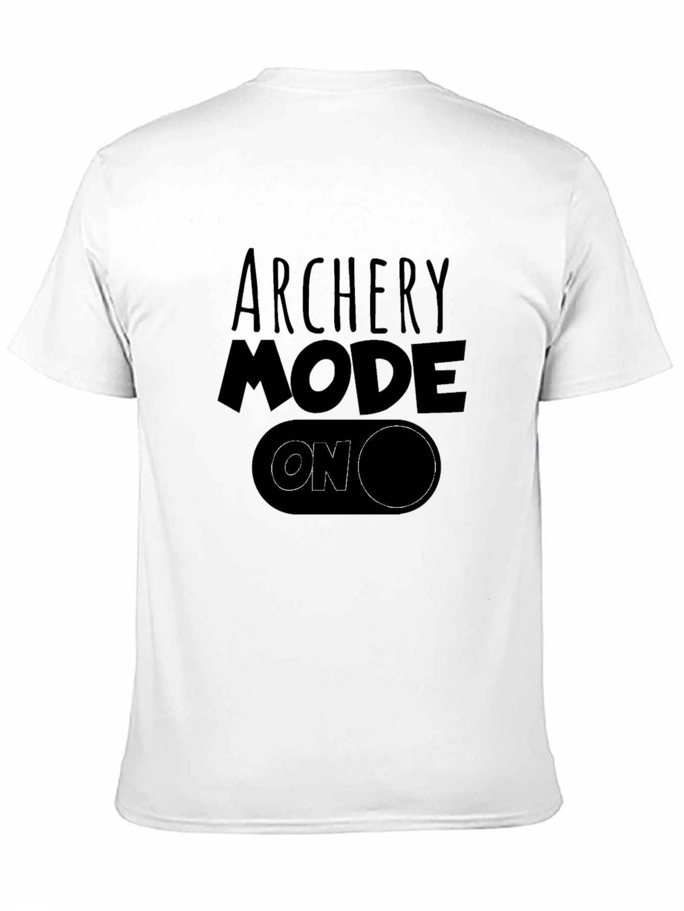 Archery Mode On Black T-Shirt